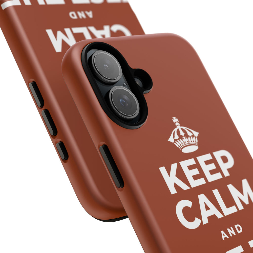 KEEP CALM AND TEST THE WATERS Phone Case