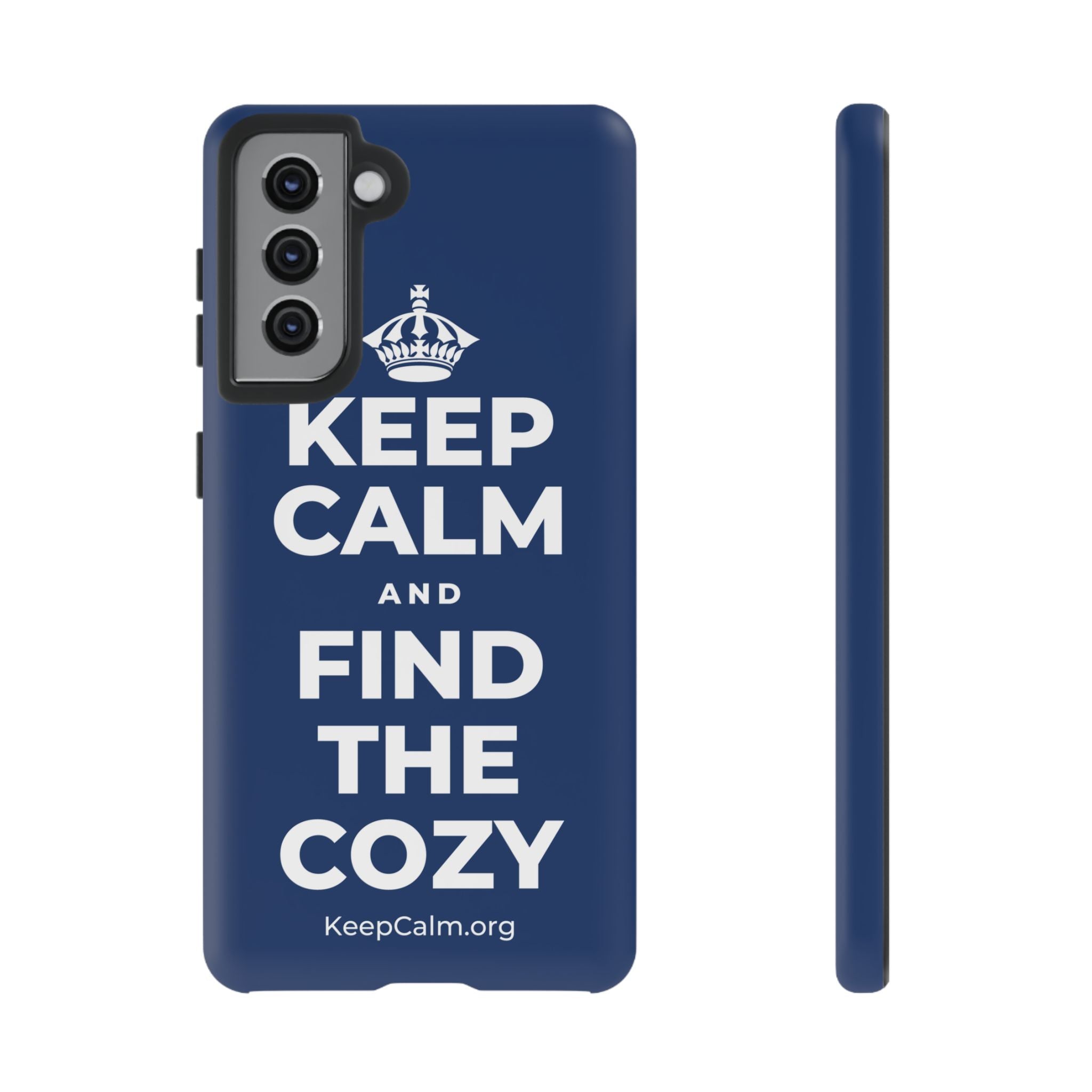 KEEP CALM AND FIND THE COZY Phone Case