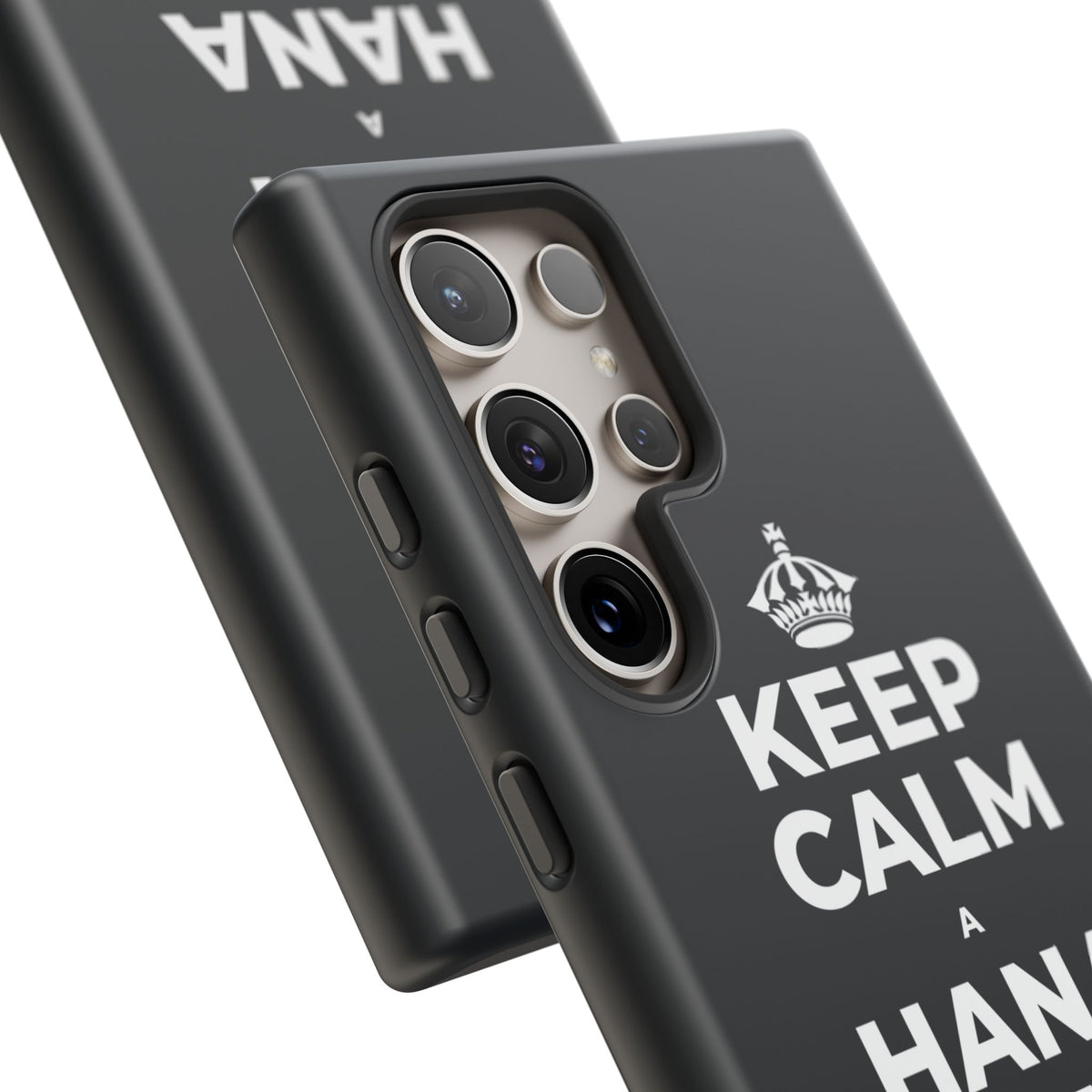 KEEP CALM A HANA MANAWA E PĀʻANI AI Phone Case (Dark)