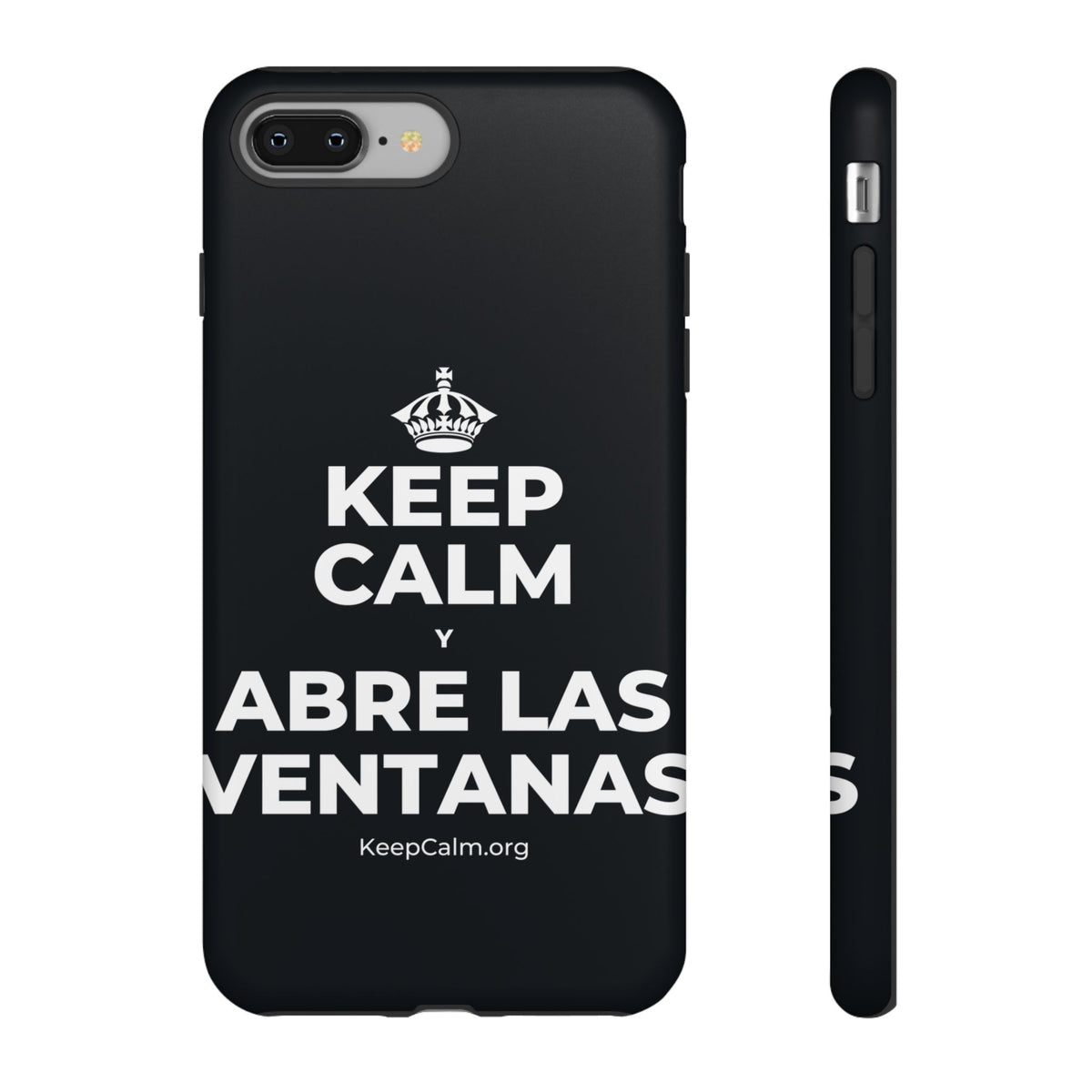 KEEP CALM Y ABRE LAS VENTANAS Phone Case (Dark)