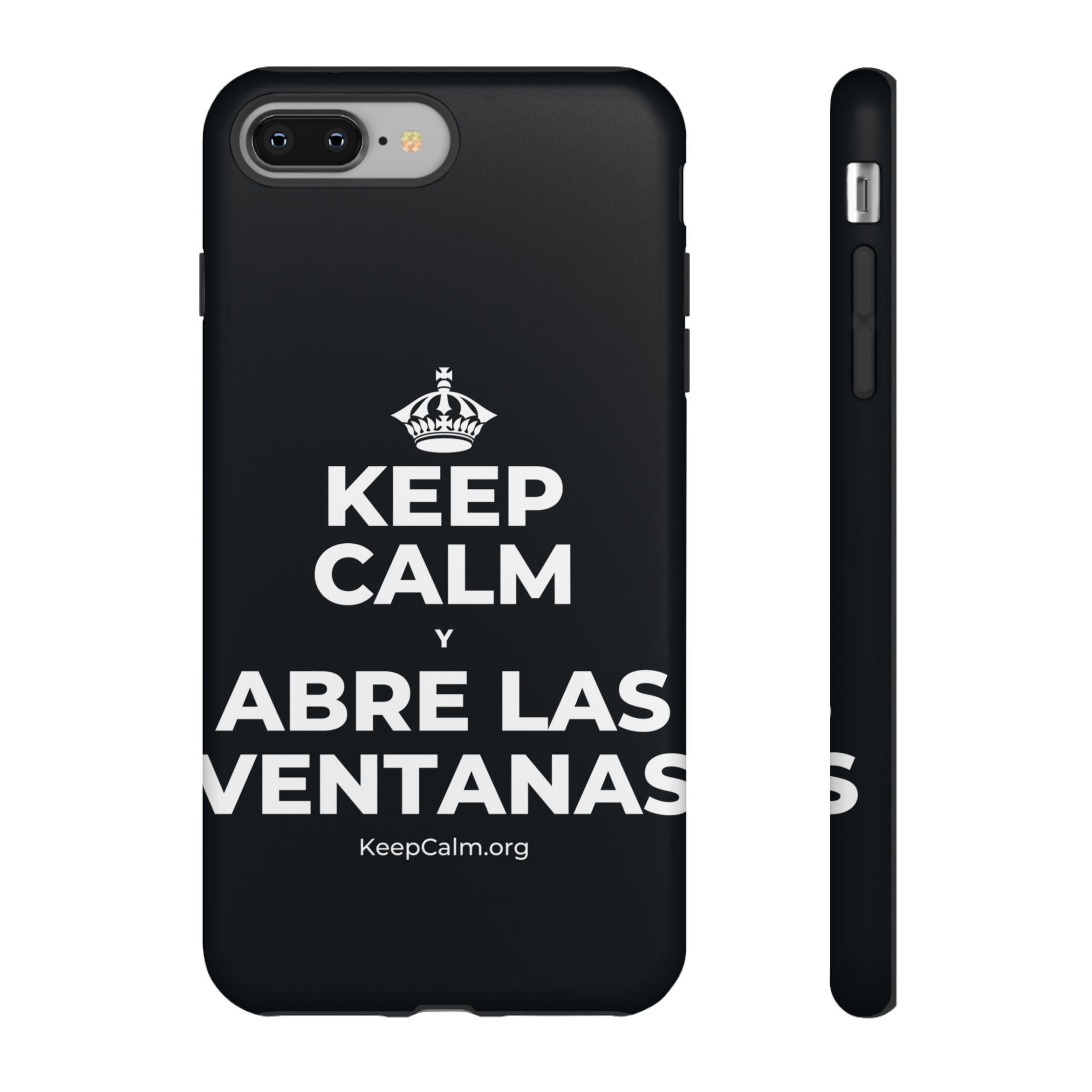 KEEP CALM Y ABRE LAS VENTANAS Phone Case (Dark)