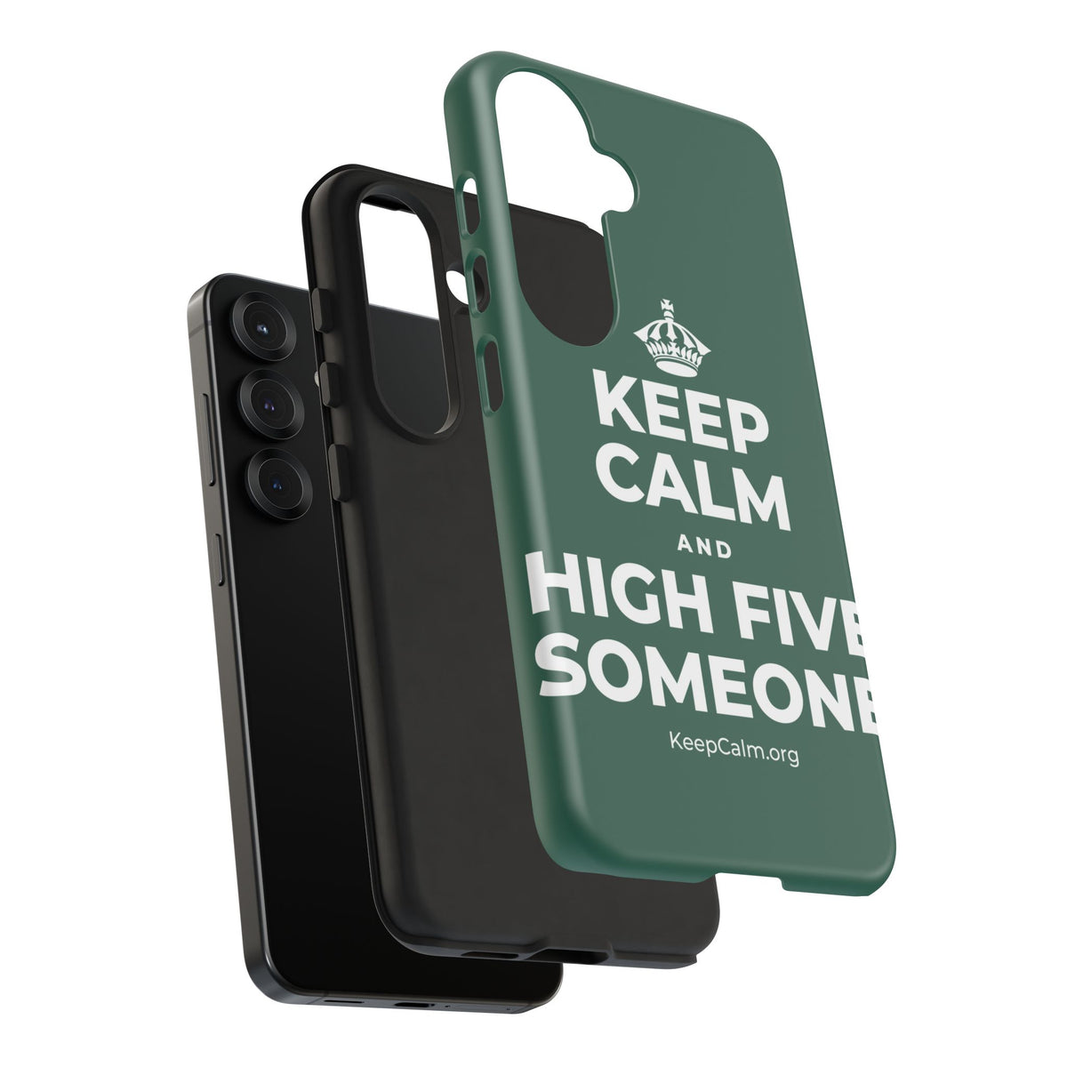 KEEP CALM AND HIGH FIVE SOMEONE Phone Case