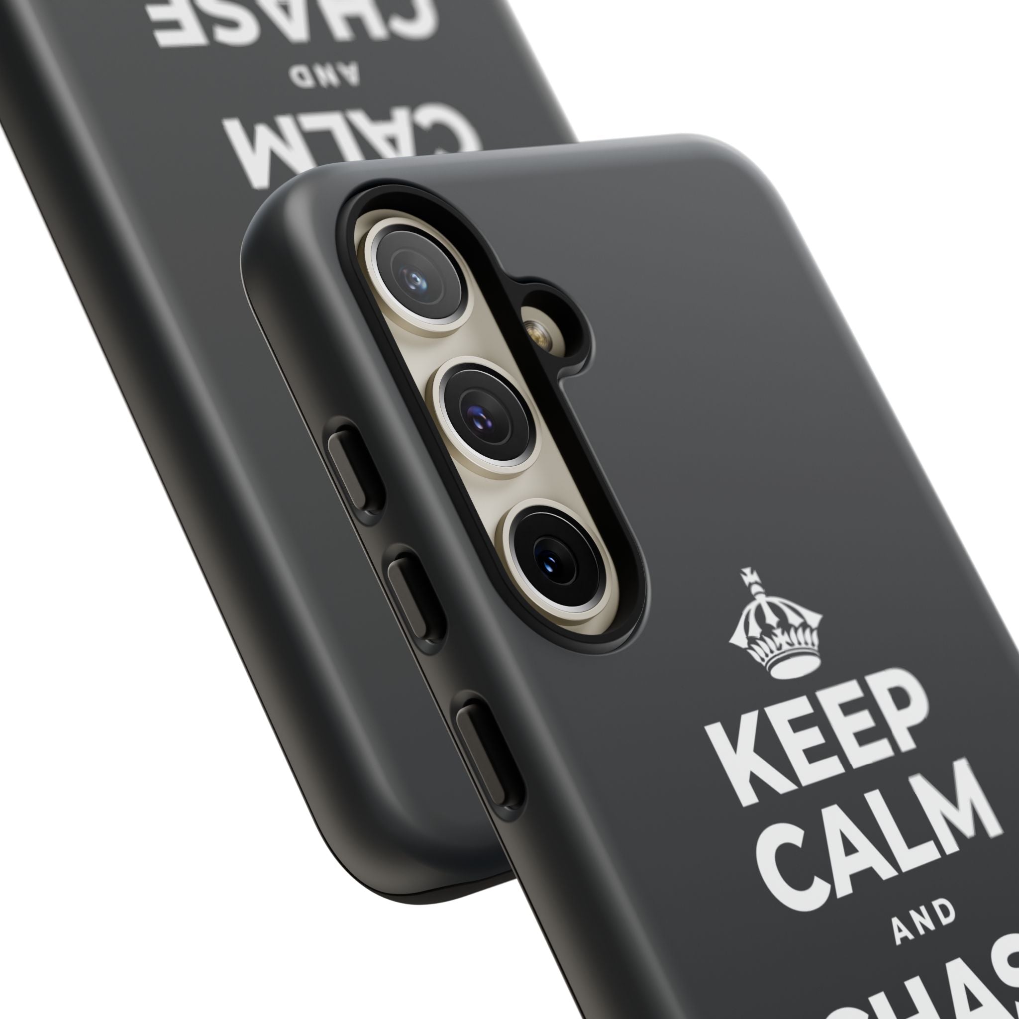 KEEP CALM AND CHASE GREATNESS Phone Case (Dark)