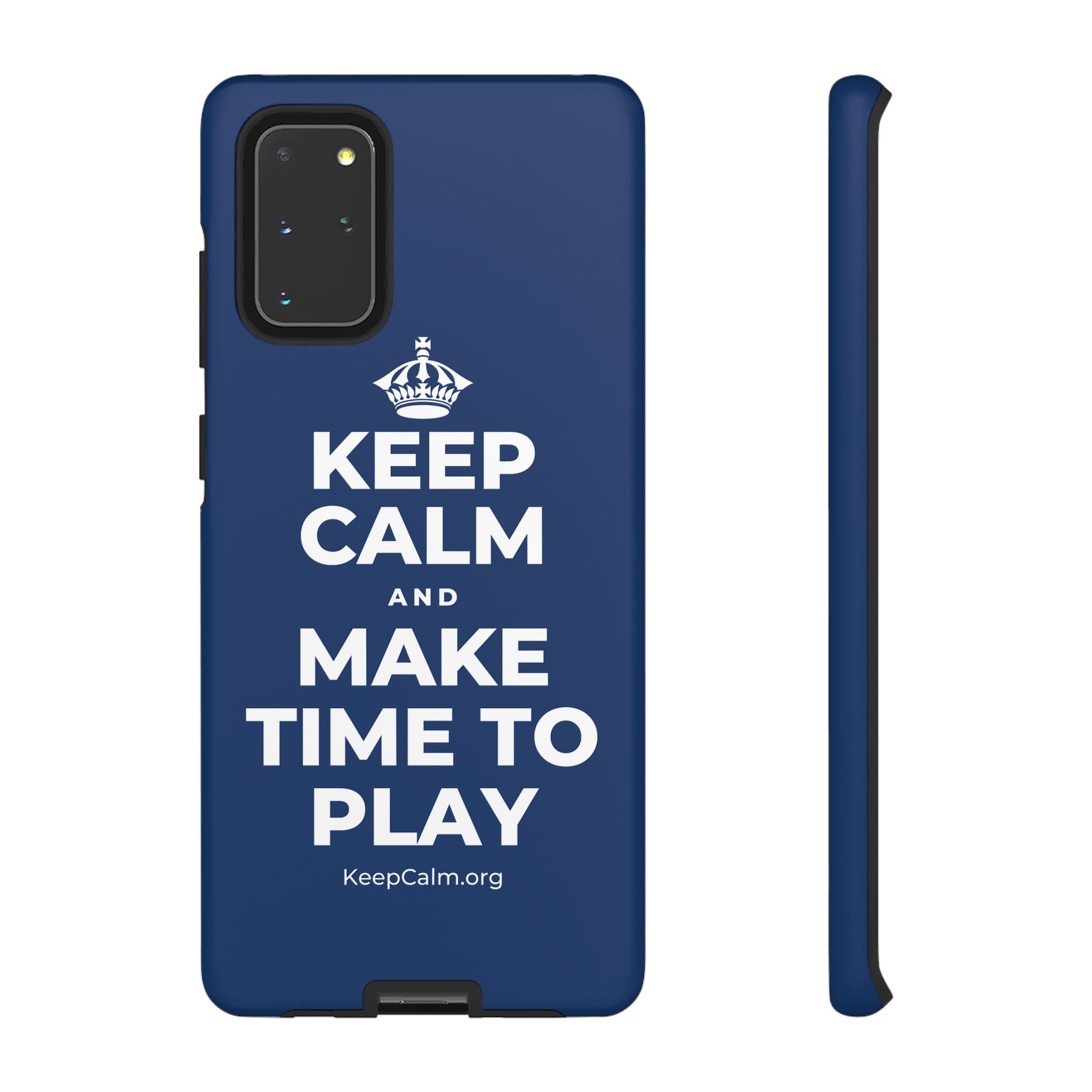 KEEP CALM AND MAKE TIME TO PLAY Phone Case