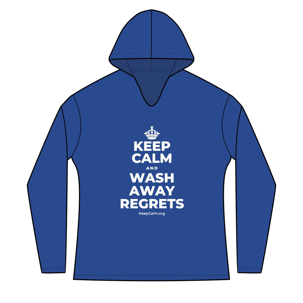KEEP CALM AND WASH AWAY REGRETS Women's Long Sleeve Hoodie