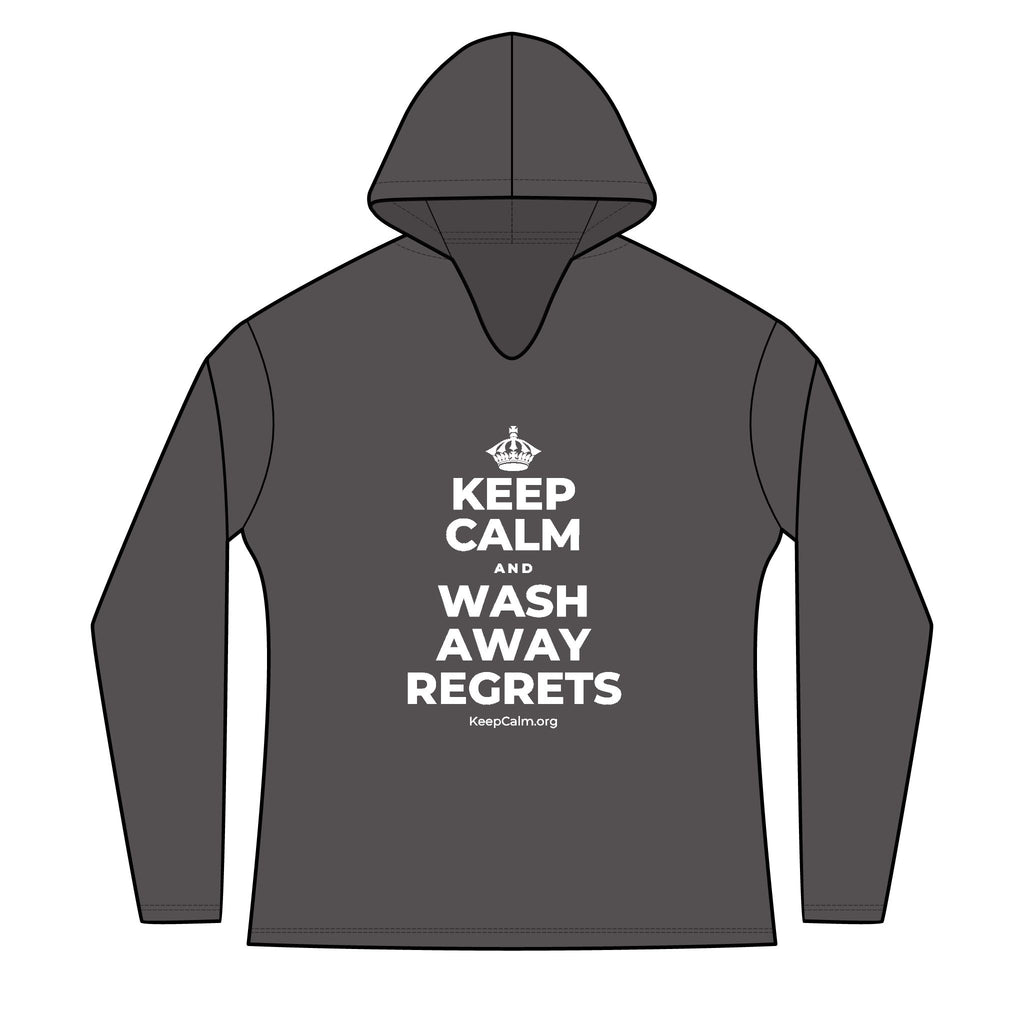 KEEP CALM AND WASH AWAY REGRETS Women's Long Sleeve Hoodie