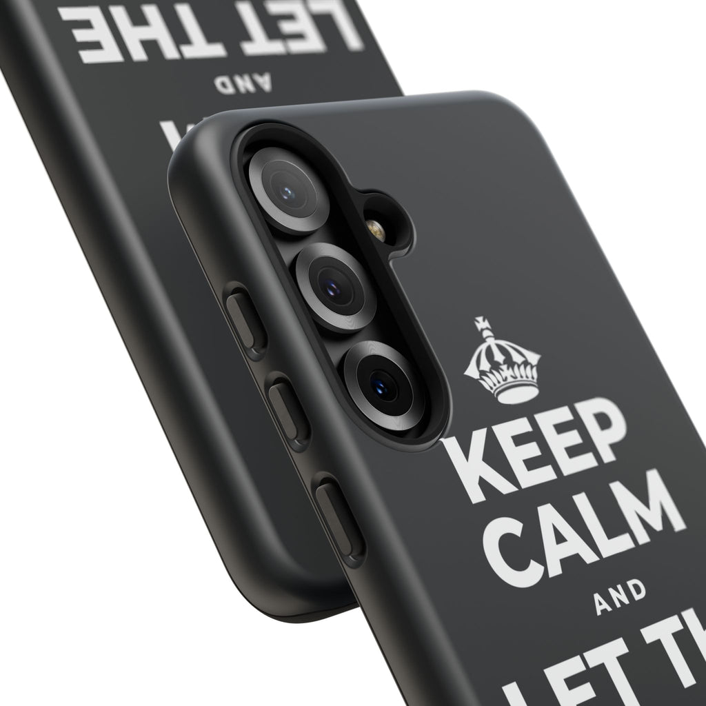 KEEP CALM AND LET THE SMILE OUT Phone Case (Dark)