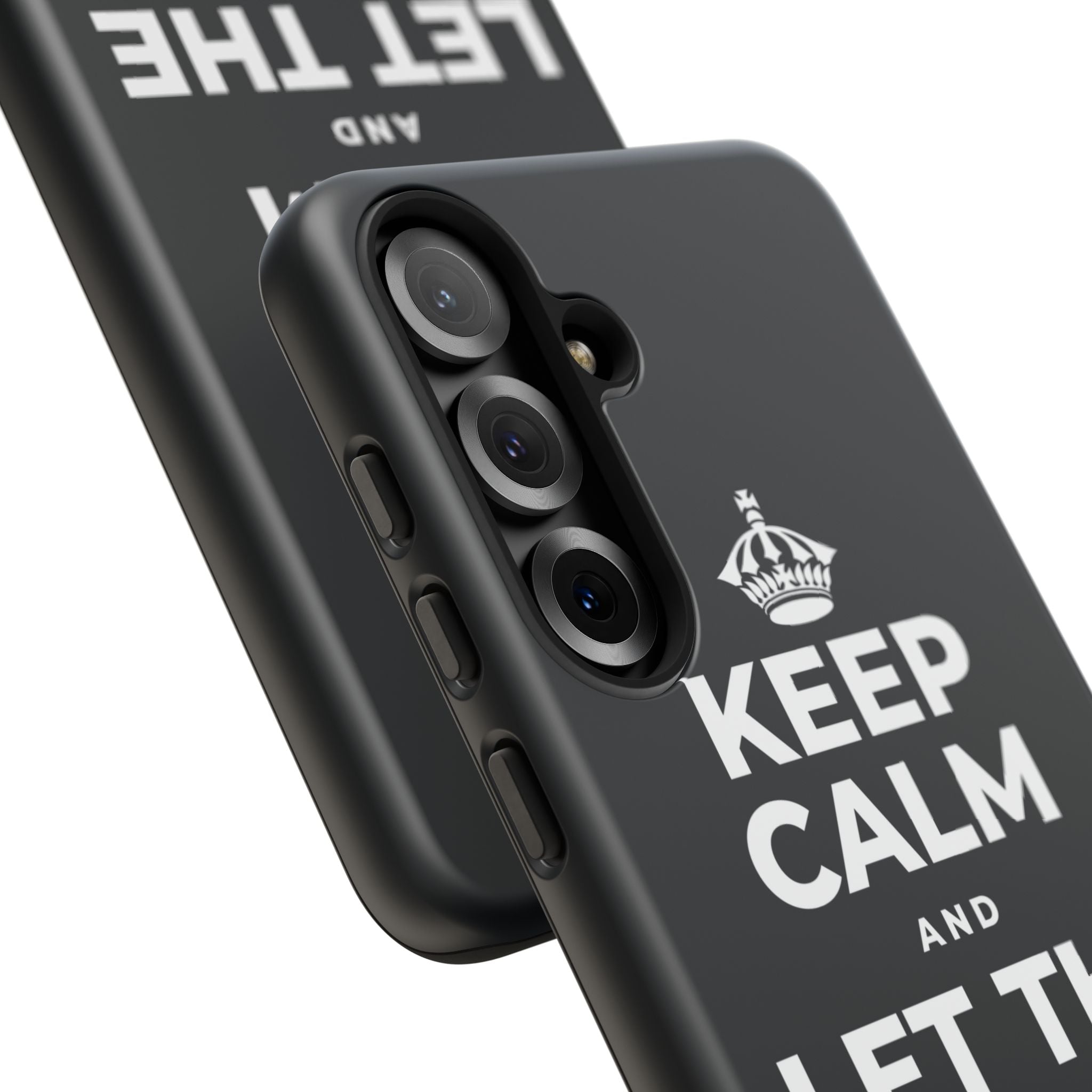 KEEP CALM AND LET THE SMILE OUT Phone Case (Dark)