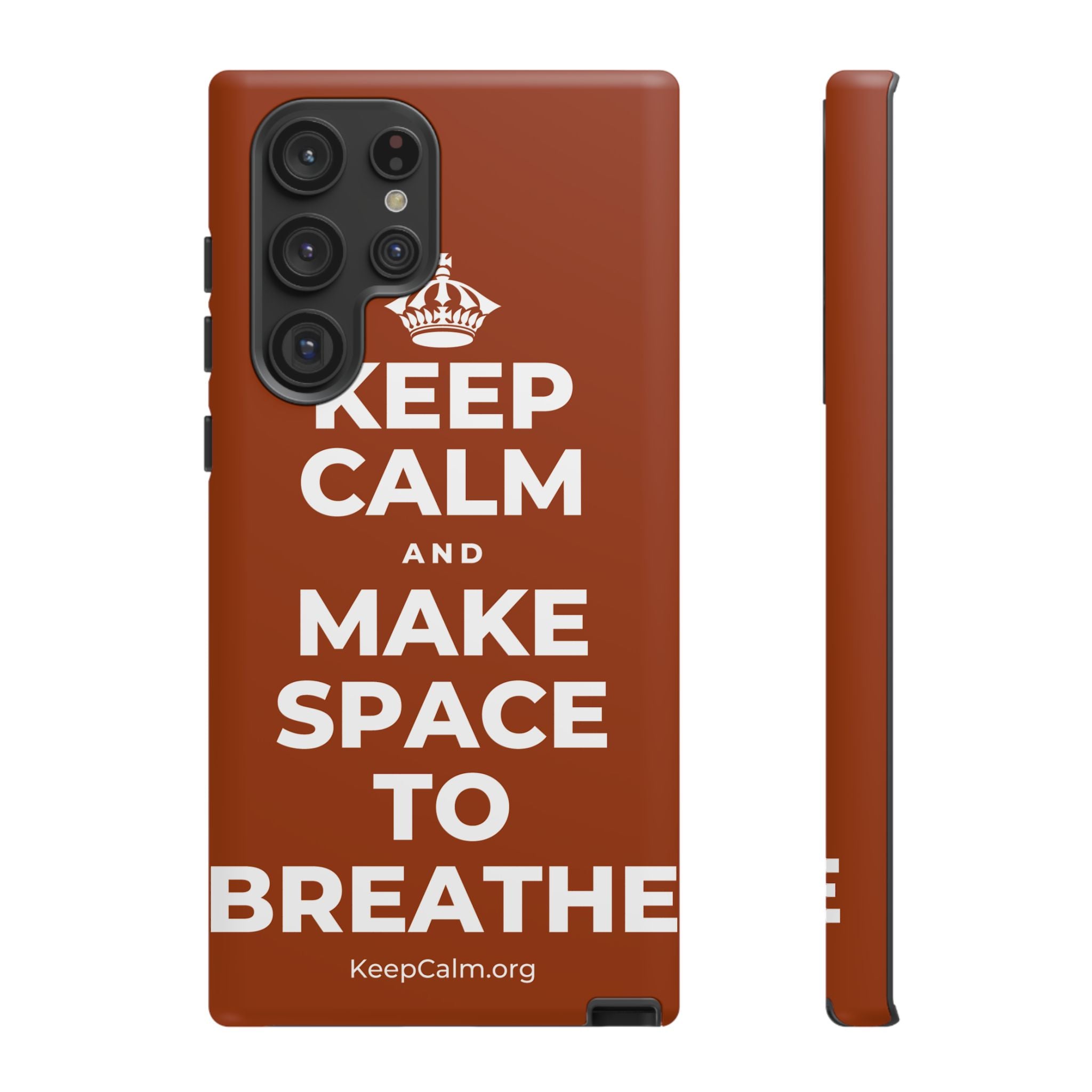 KEEP CALM AND MAKE SPACE TO BREATHE Phone Case