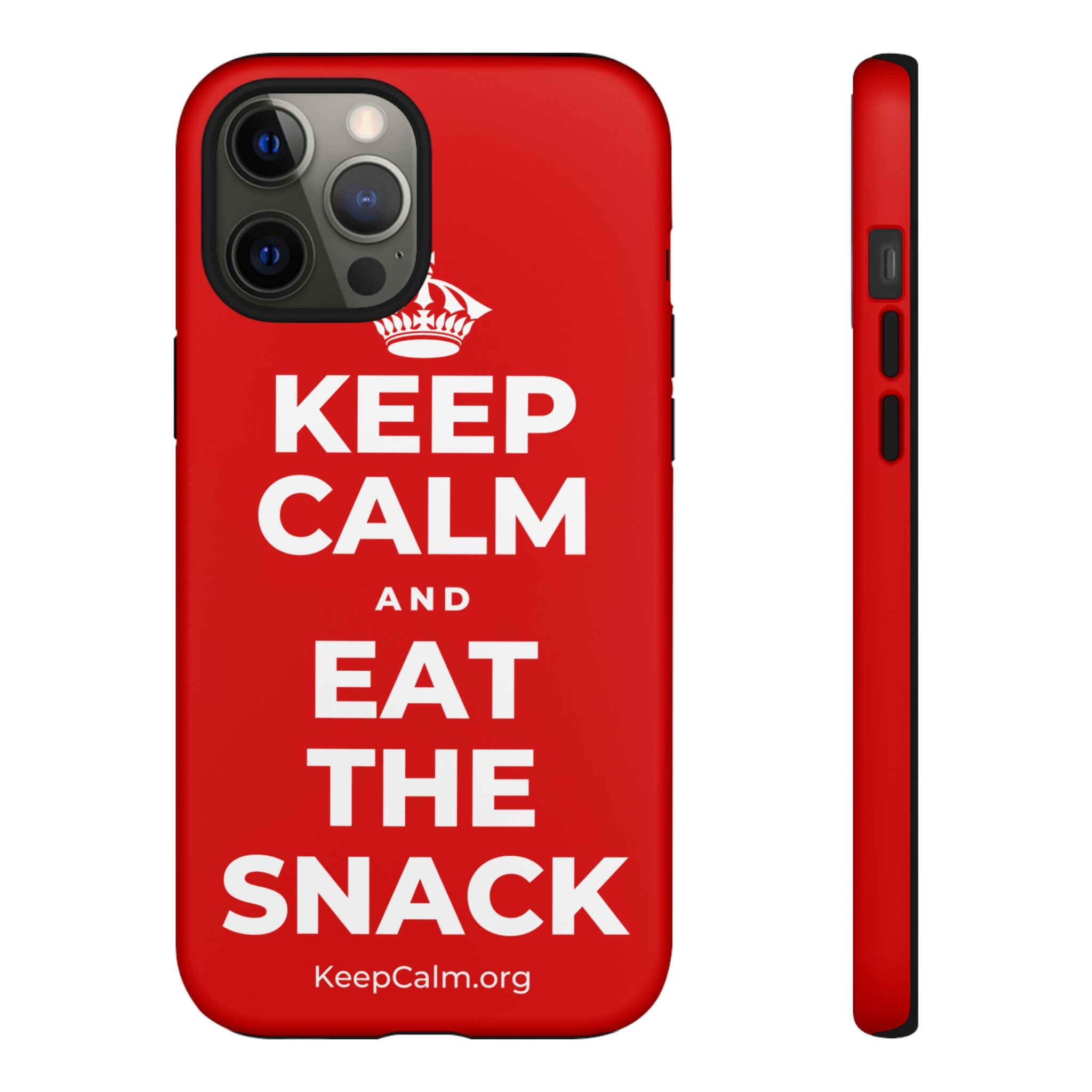 KEEP CALM AND EAT THE SNACK Phone Case
