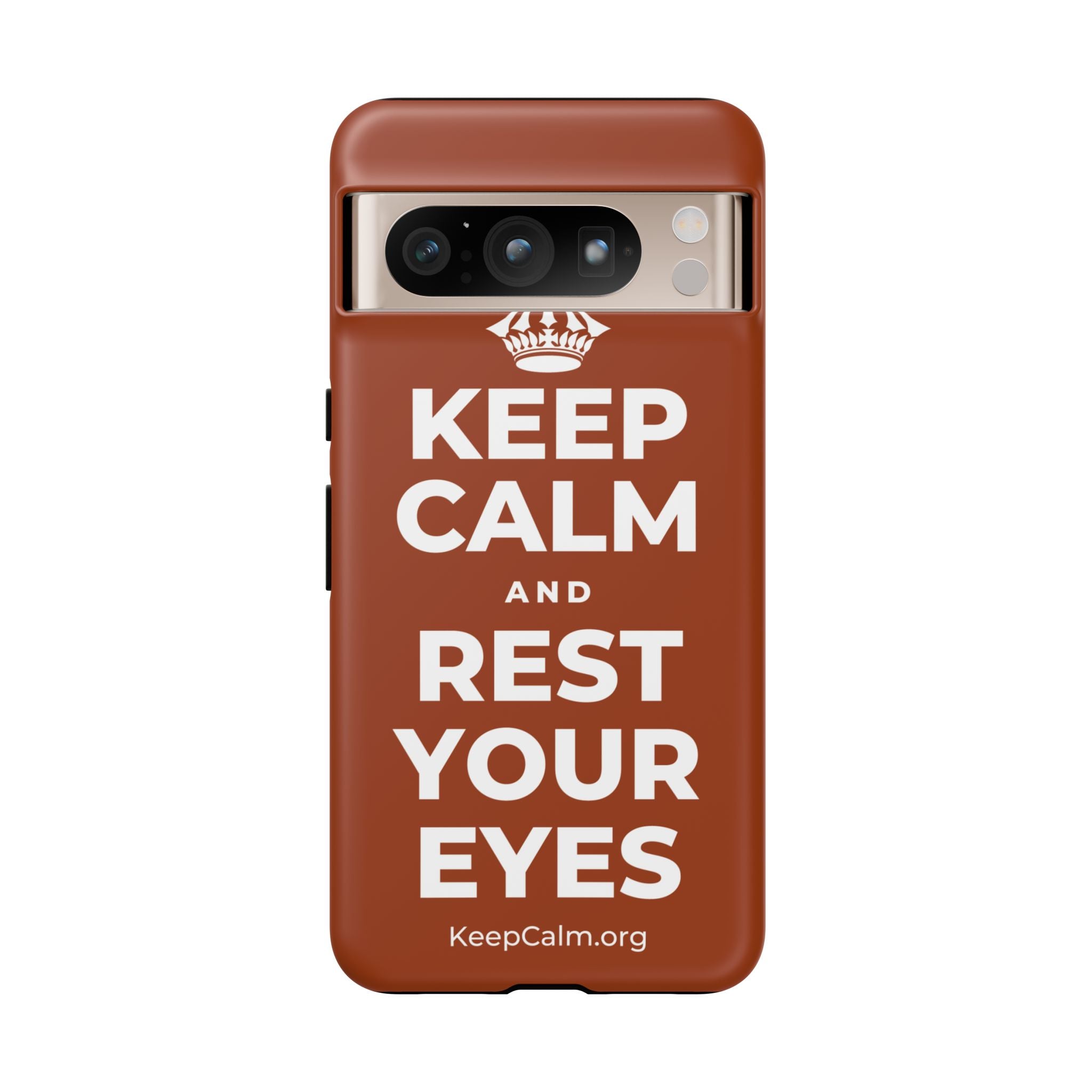 KEEP CALM AND REST YOUR EYES Phone Case