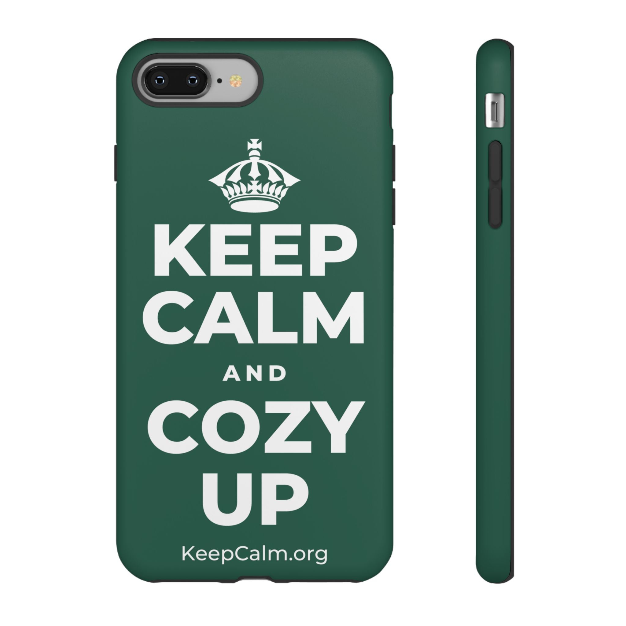 KEEP CALM AND COZY UP Phone Case