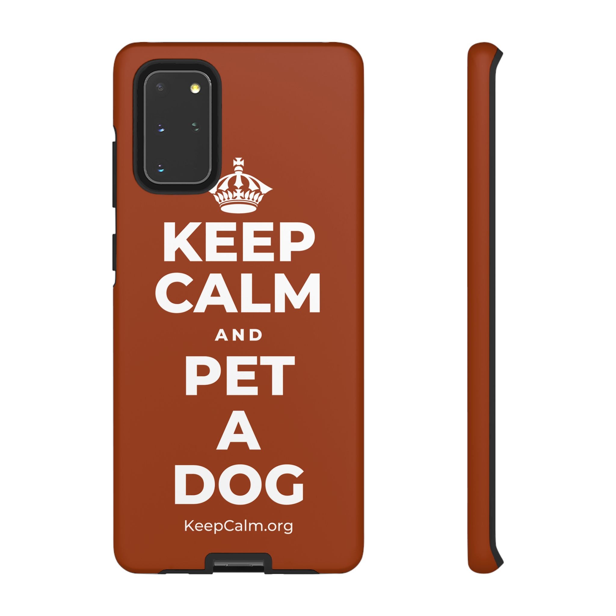 KEEP CALM AND PET A DOG Phone Case