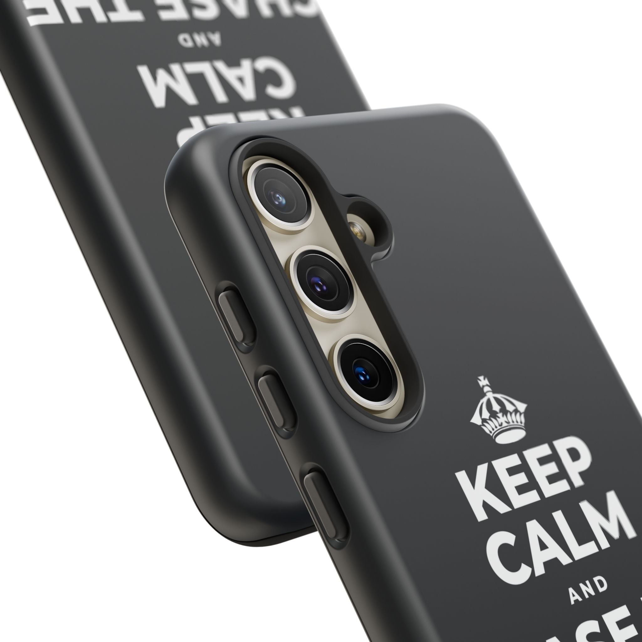 KEEP CALM AND CHASE THE MOONLIGHT Phone Case (Dark)