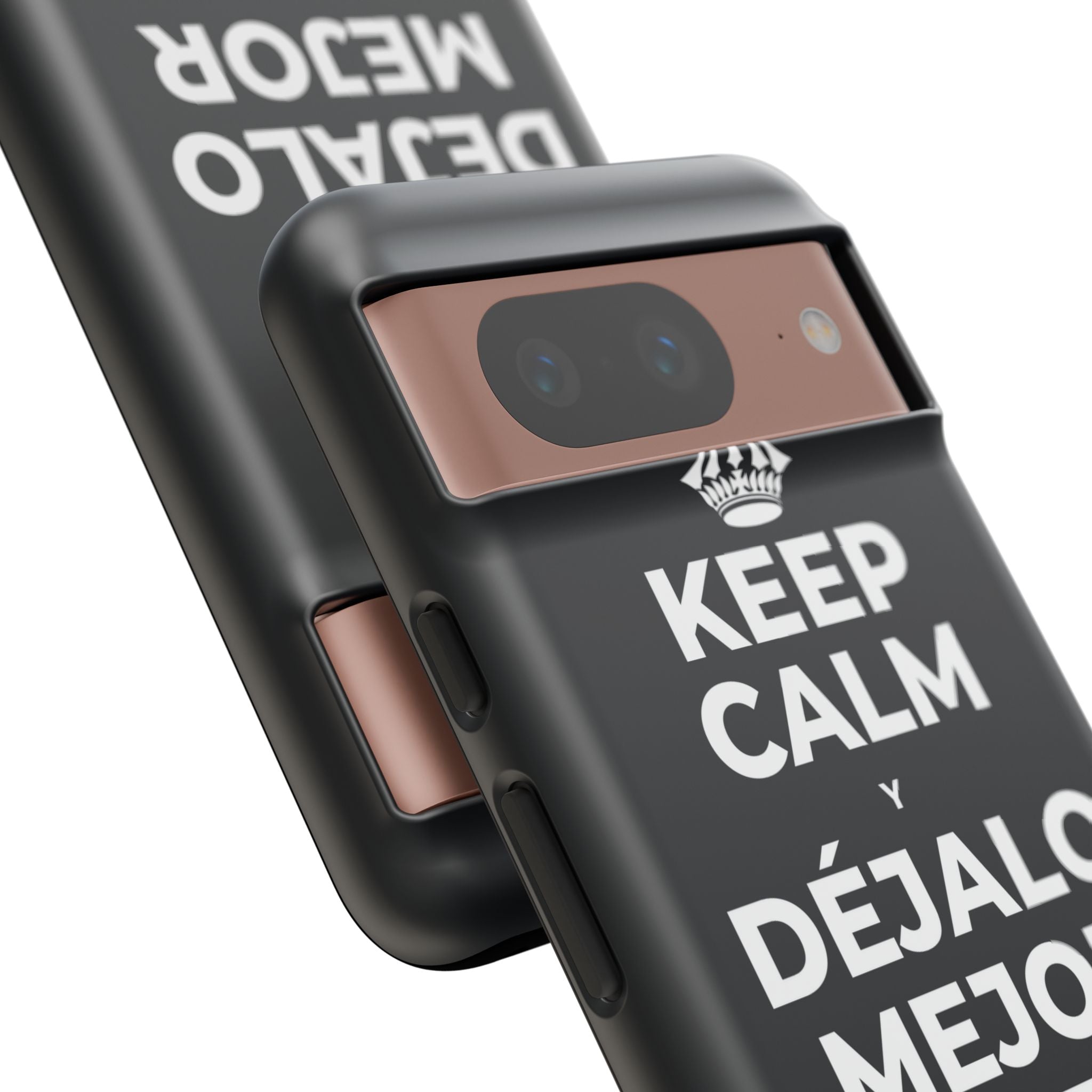 KEEP CALM Y DÉJALO MEJOR DE COMO ESTABA Phone Case (Dark)
