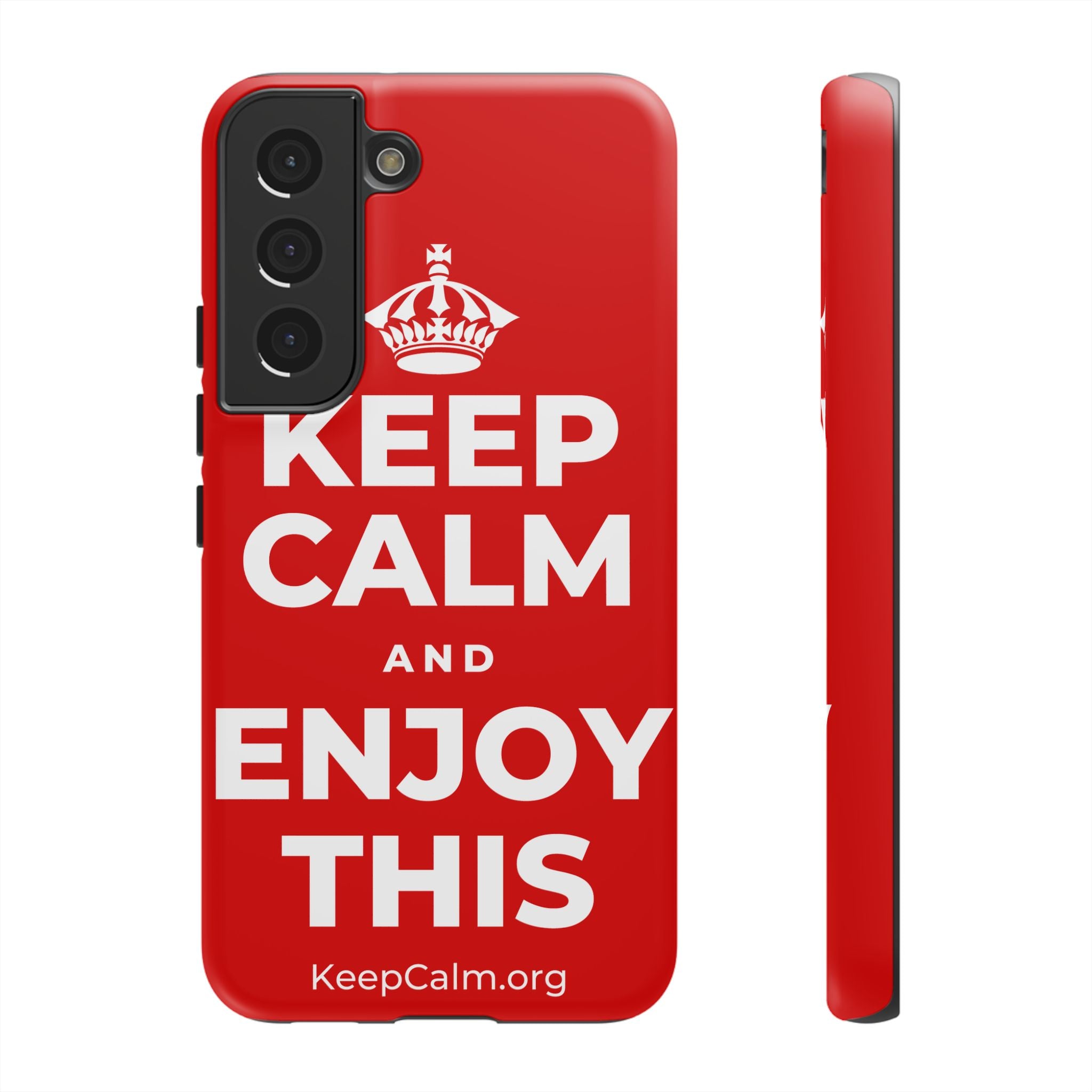 KEEP CALM AND ENJOY THIS Phone Case