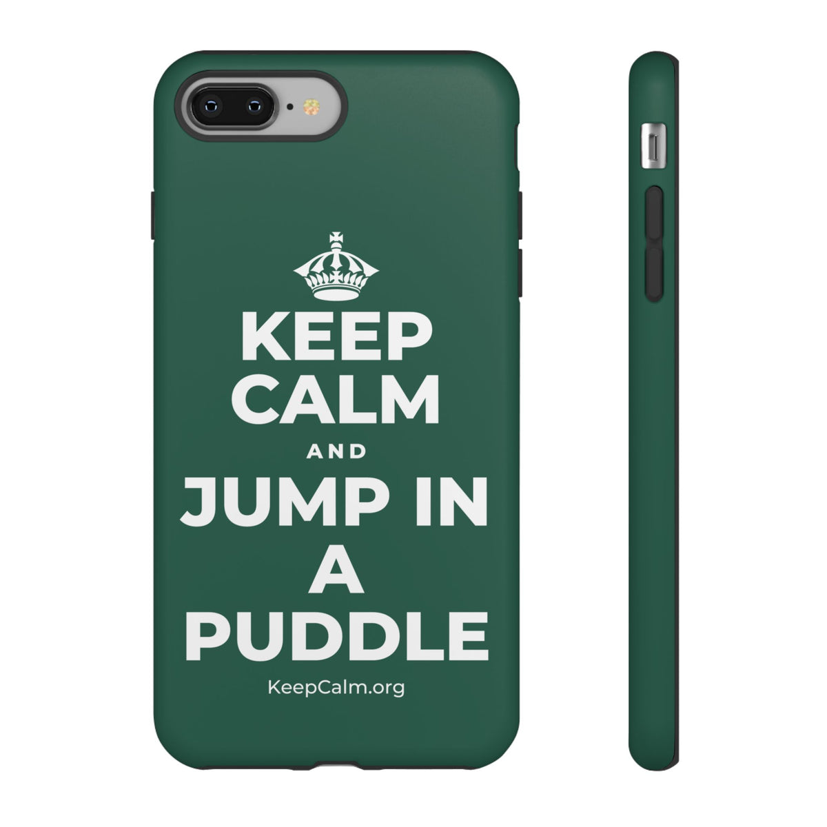 KEEP CALM AND JUMP IN A PUDDLE Phone Case