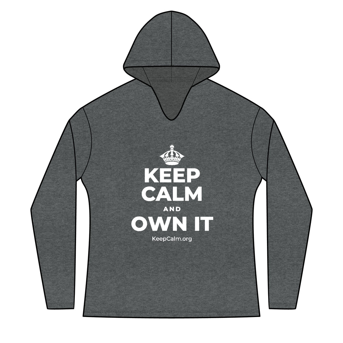 KEEP CALM AND OWN IT Women's Long Sleeve Hoodie