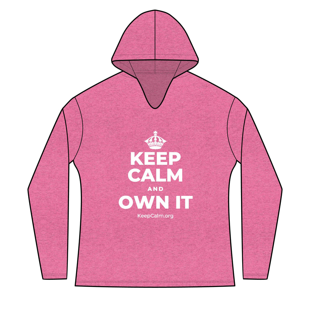 KEEP CALM AND OWN IT Women's Long Sleeve Hoodie