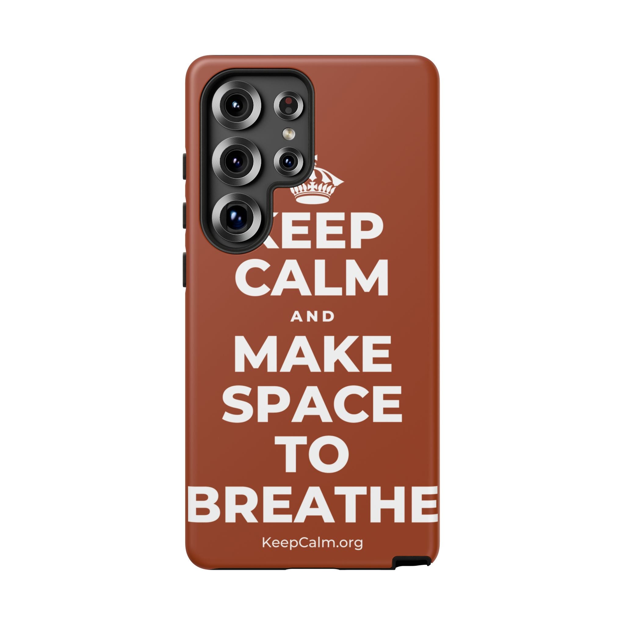 KEEP CALM AND MAKE SPACE TO BREATHE Phone Case