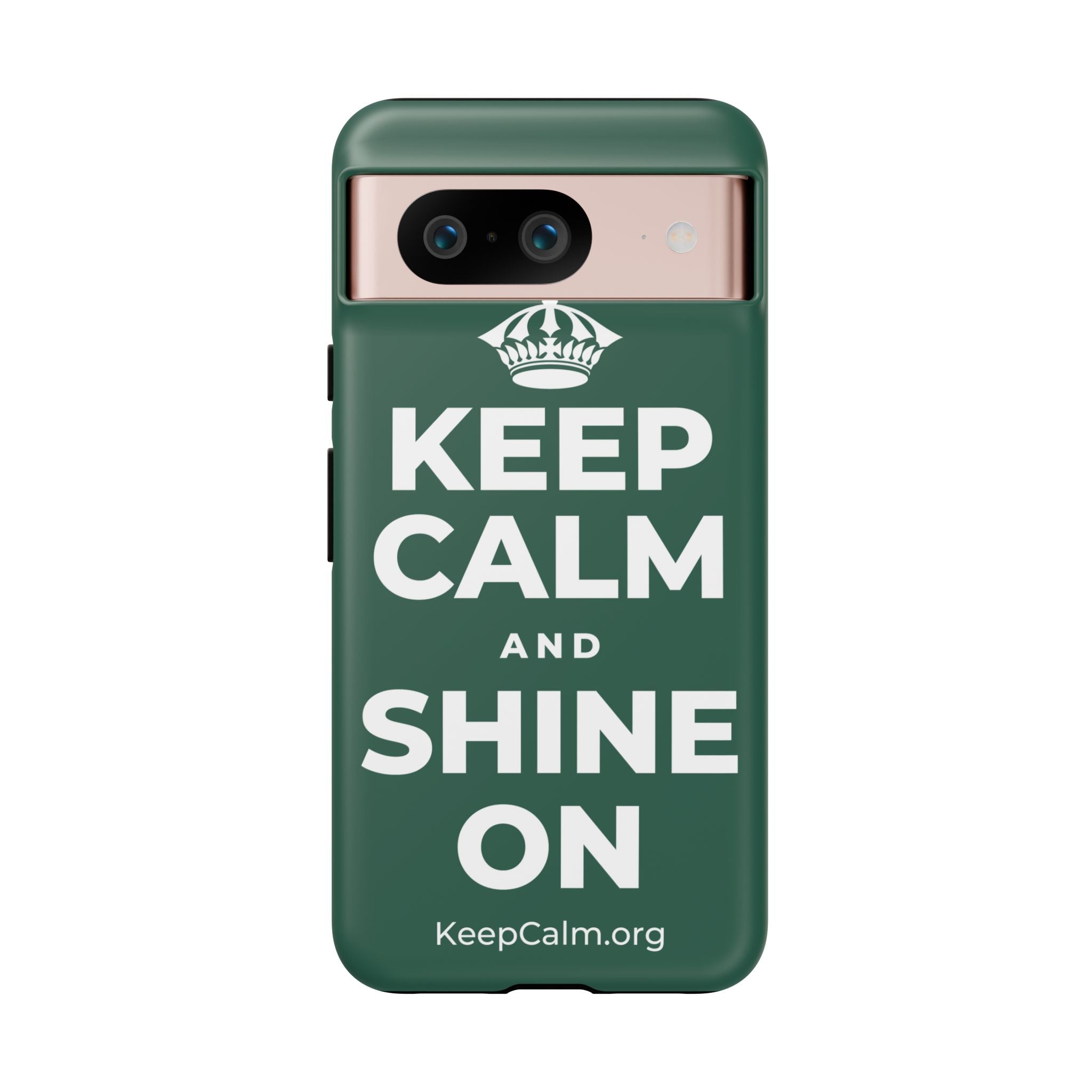 KEEP CALM AND SHINE ON Phone Case