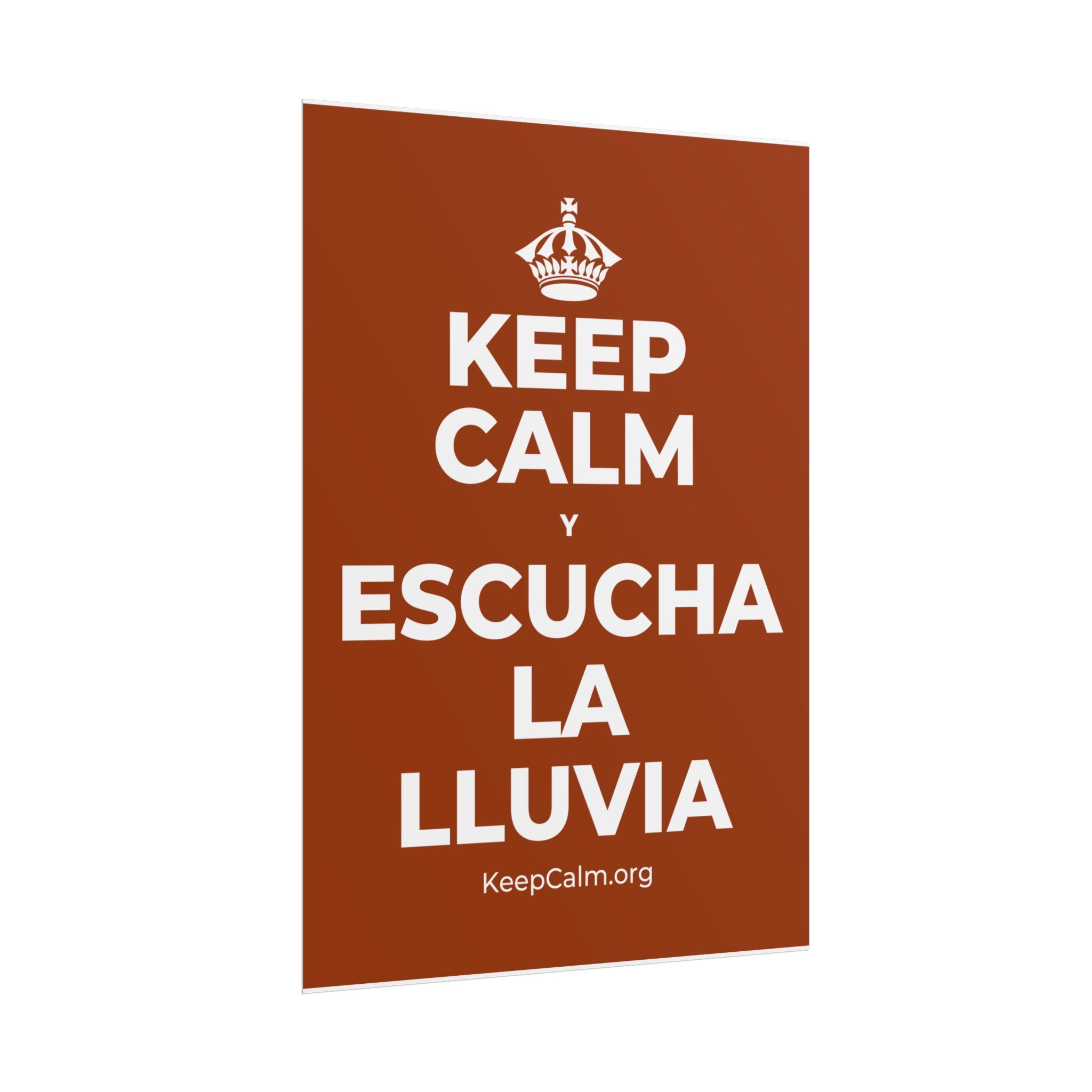 KEEP CALM Y ESCUCHA LA LLUVIA Poster