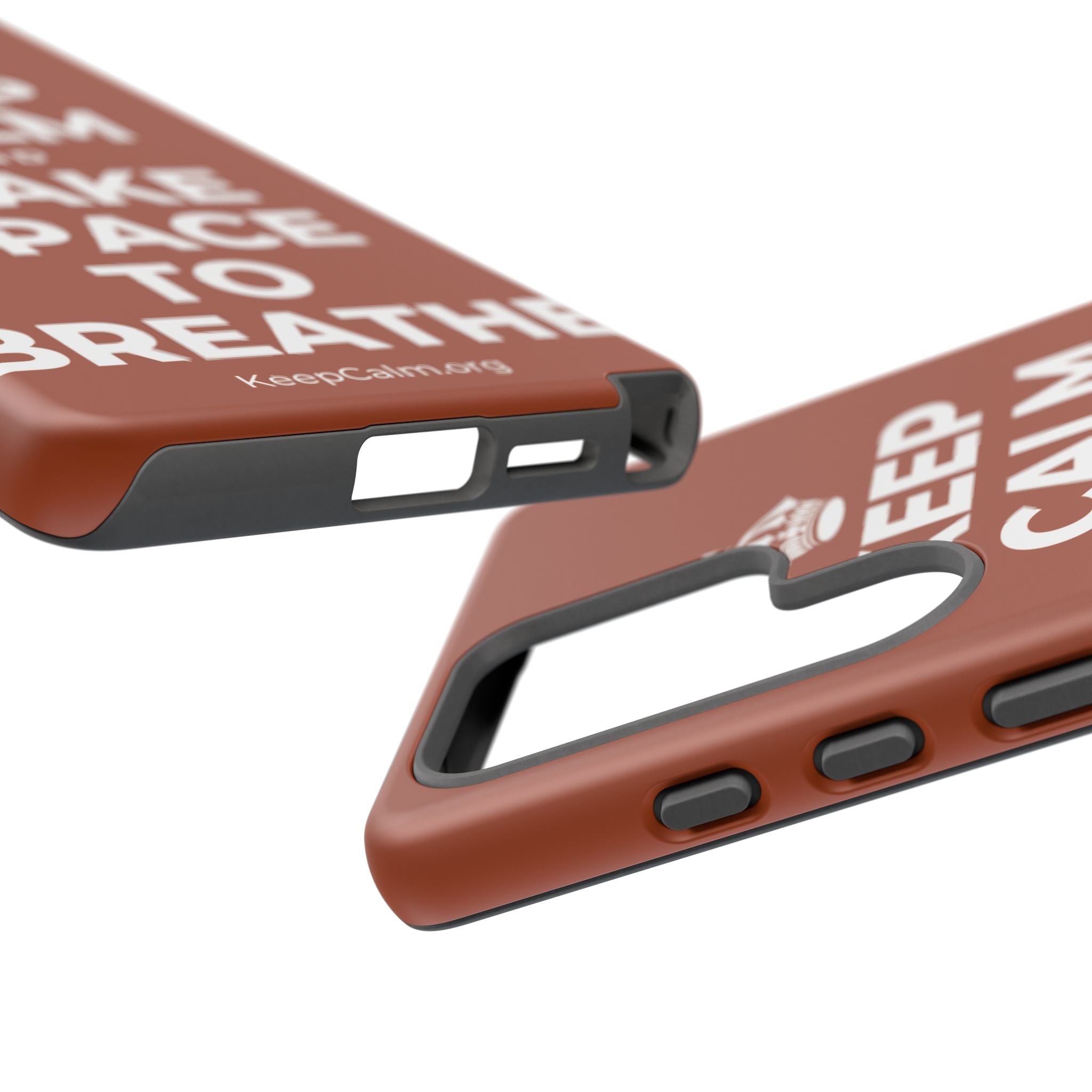 KEEP CALM AND MAKE SPACE TO BREATHE Phone Case