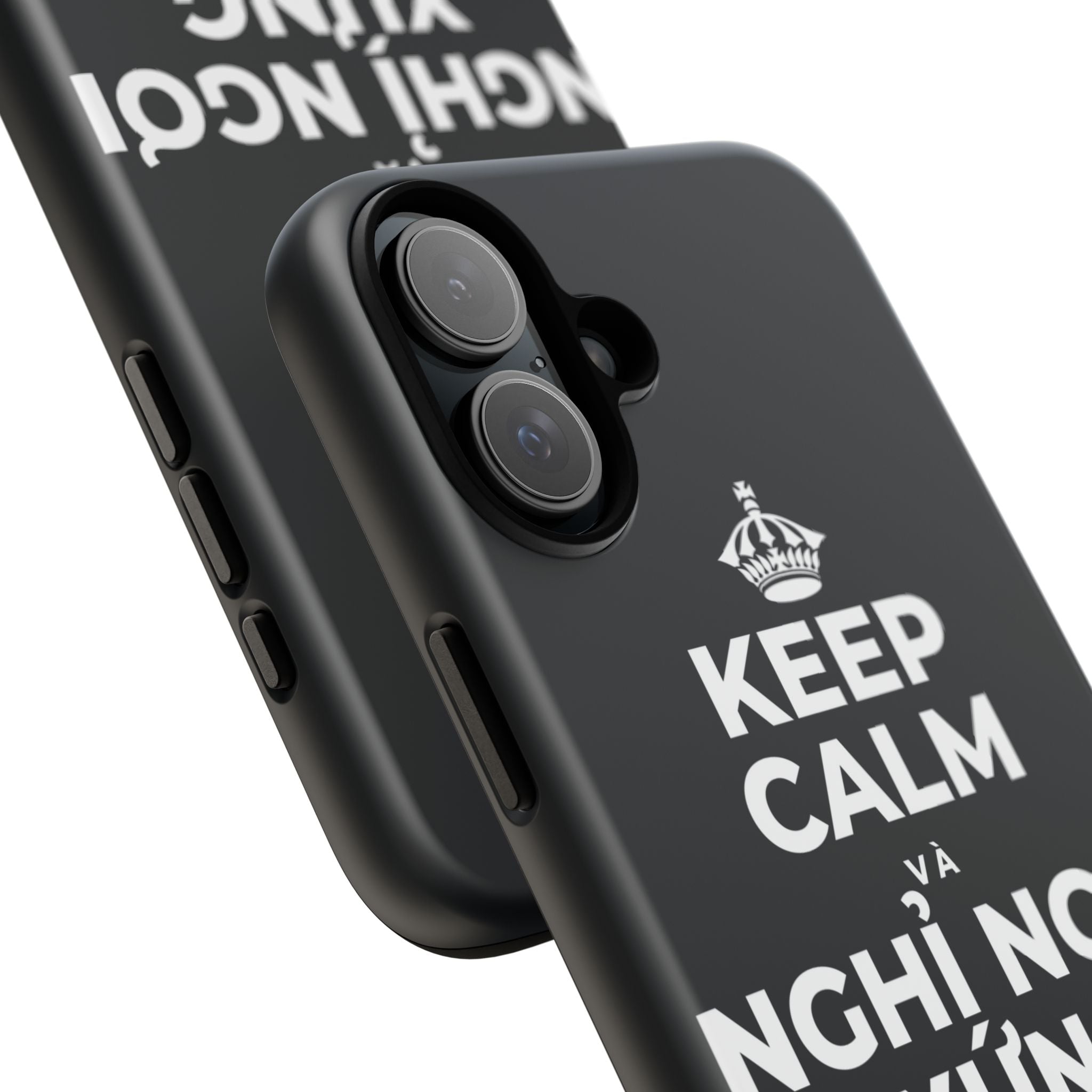 KEEP CALM VÀ NGHỈ NGƠI XỨNG ĐÁNG CỦA BẠN Phone Case (Dark)