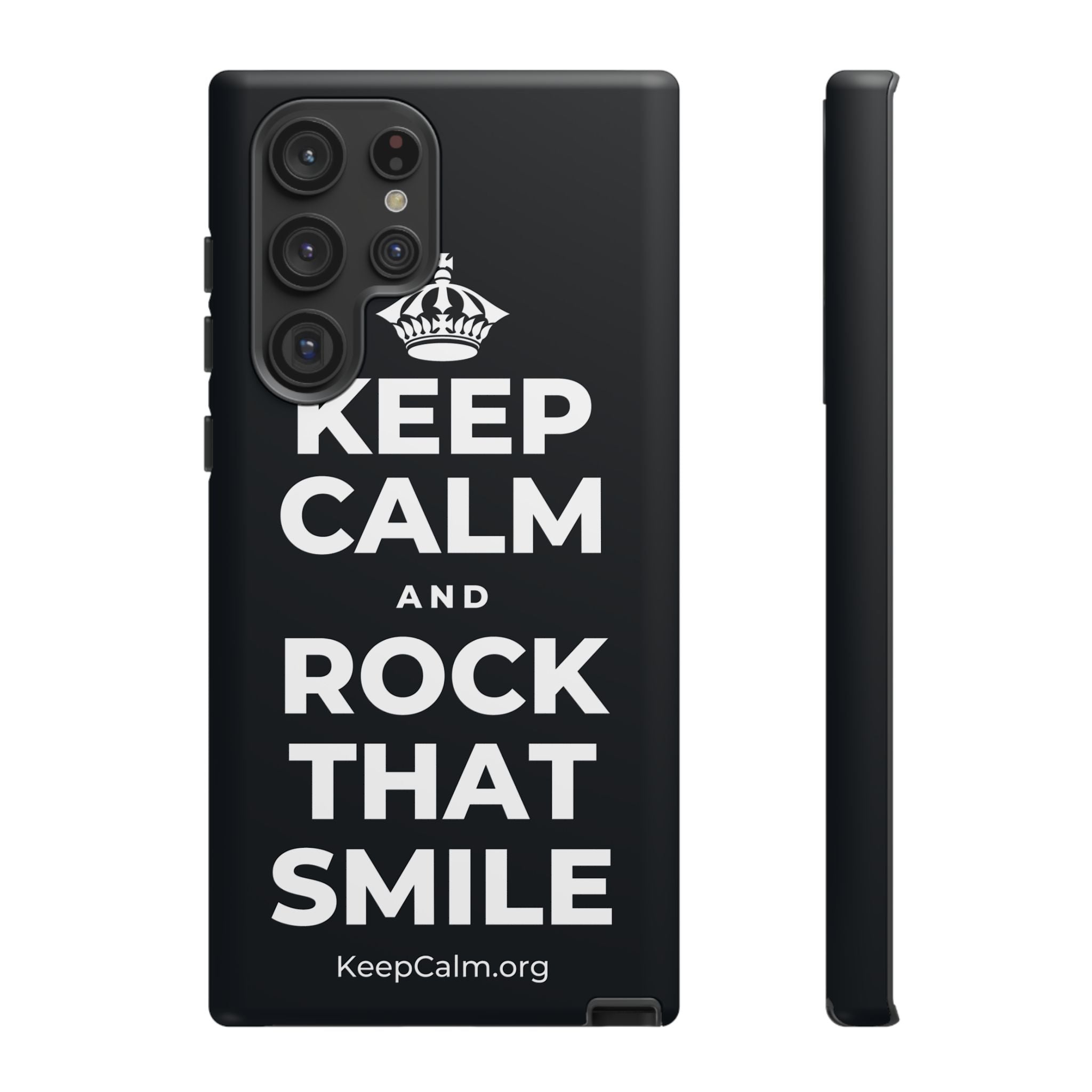 KEEP CALM AND ROCK THAT SMILE Phone Case (Dark)