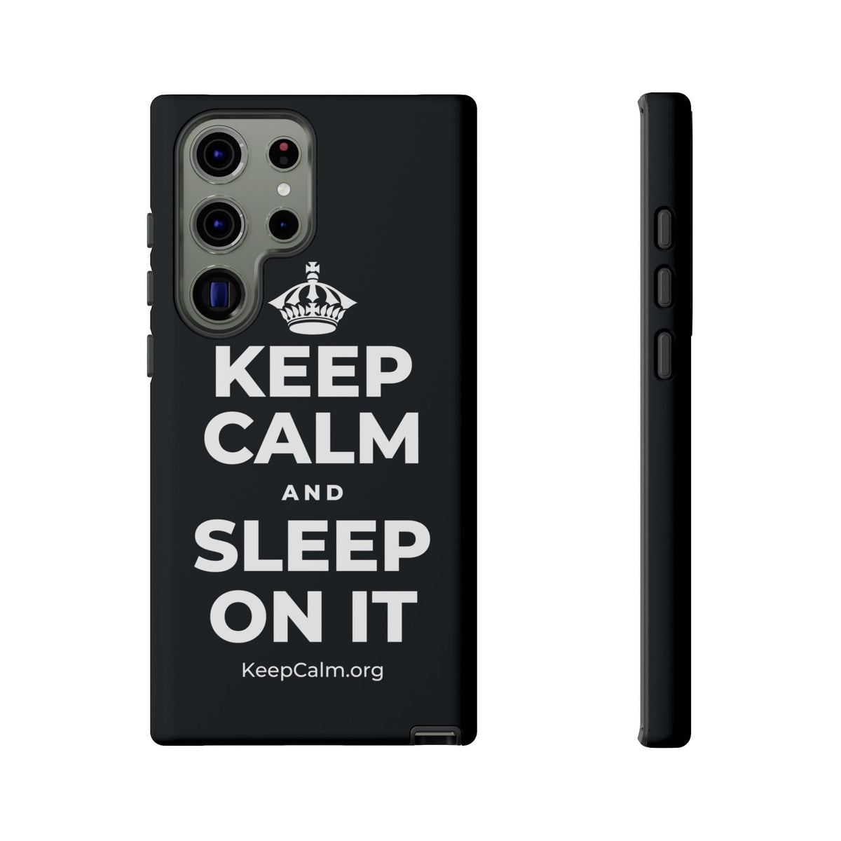 KEEP CALM AND SLEEP ON IT Phone Case (Dark)