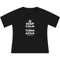 KEEP CALM Y TOMA AGUA Women's Raglan Tee