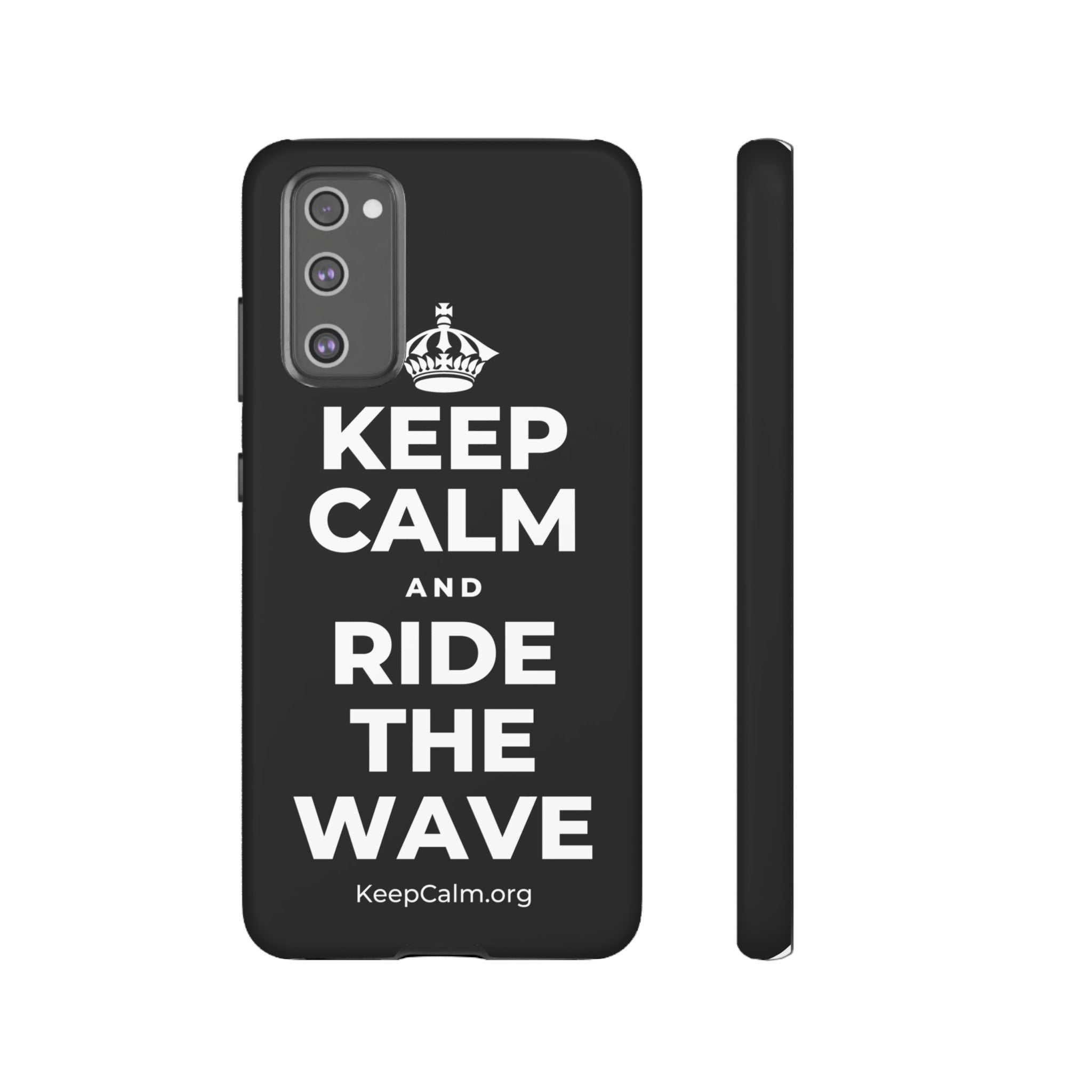 KEEP CALM AND RIDE THE WAVE Phone Case