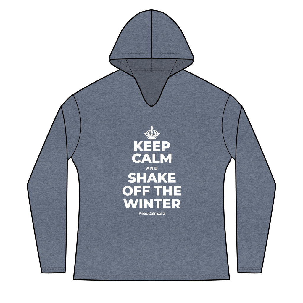 KEEP CALM AND SHAKE OFF THE WINTER Women's Long Sleeve Hoodie