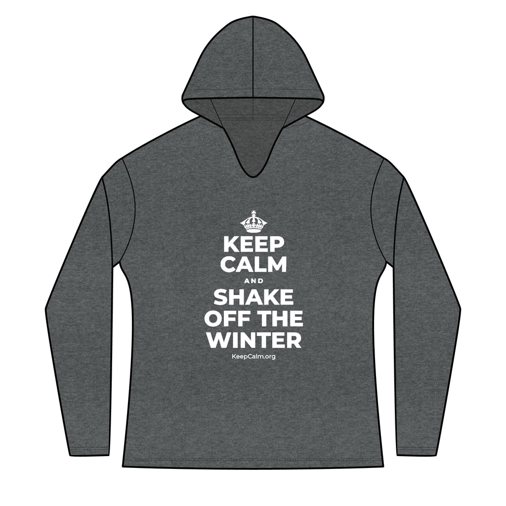 KEEP CALM AND SHAKE OFF THE WINTER Women's Long Sleeve Hoodie