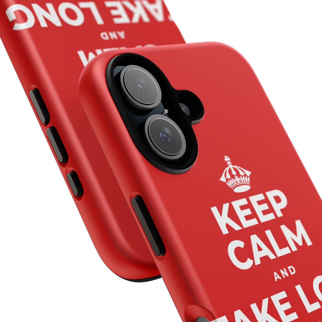KEEP CALM AND TAKE LONG WALKS ON THE BEACH Phone Case