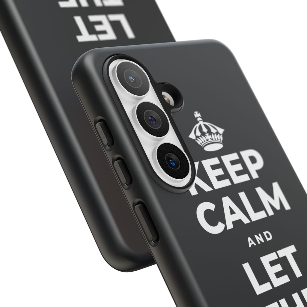 KEEP CALM AND LET THE SMILE OUT Phone Case (Dark)