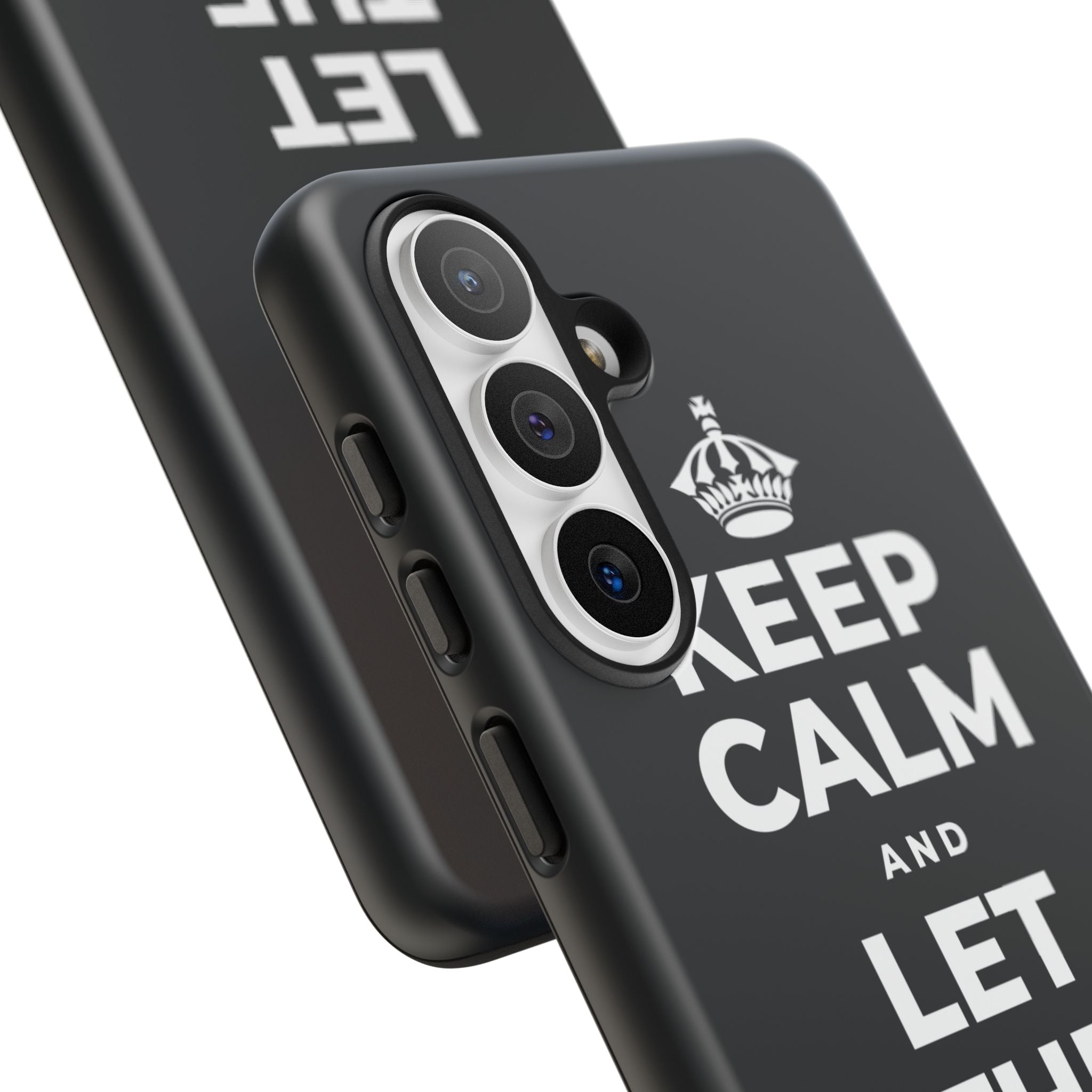 KEEP CALM AND LET THE SMILE OUT Phone Case (Dark)