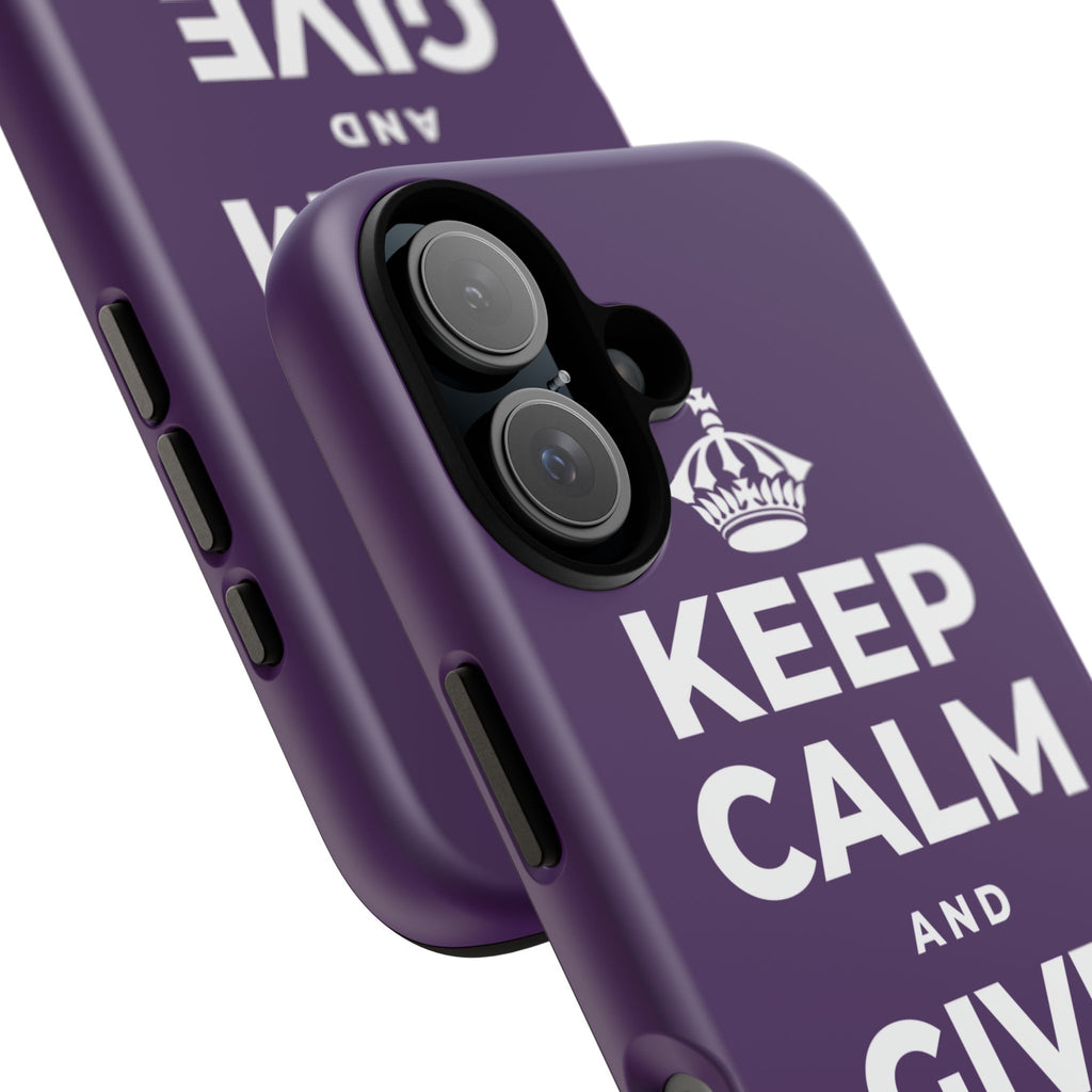 KEEP CALM AND GIVE THANKS DAILY Phone Case