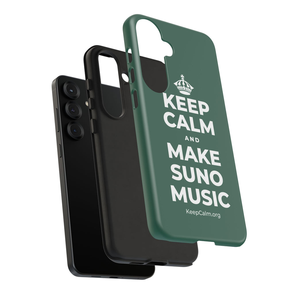 KEEP CALM AND MAKE SUNO MUSIC Phone Case