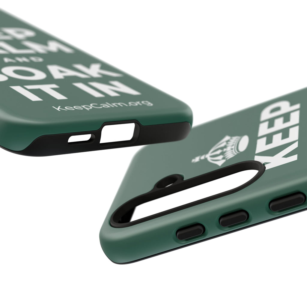 KEEP CALM AND SOAK IT IN Phone Case