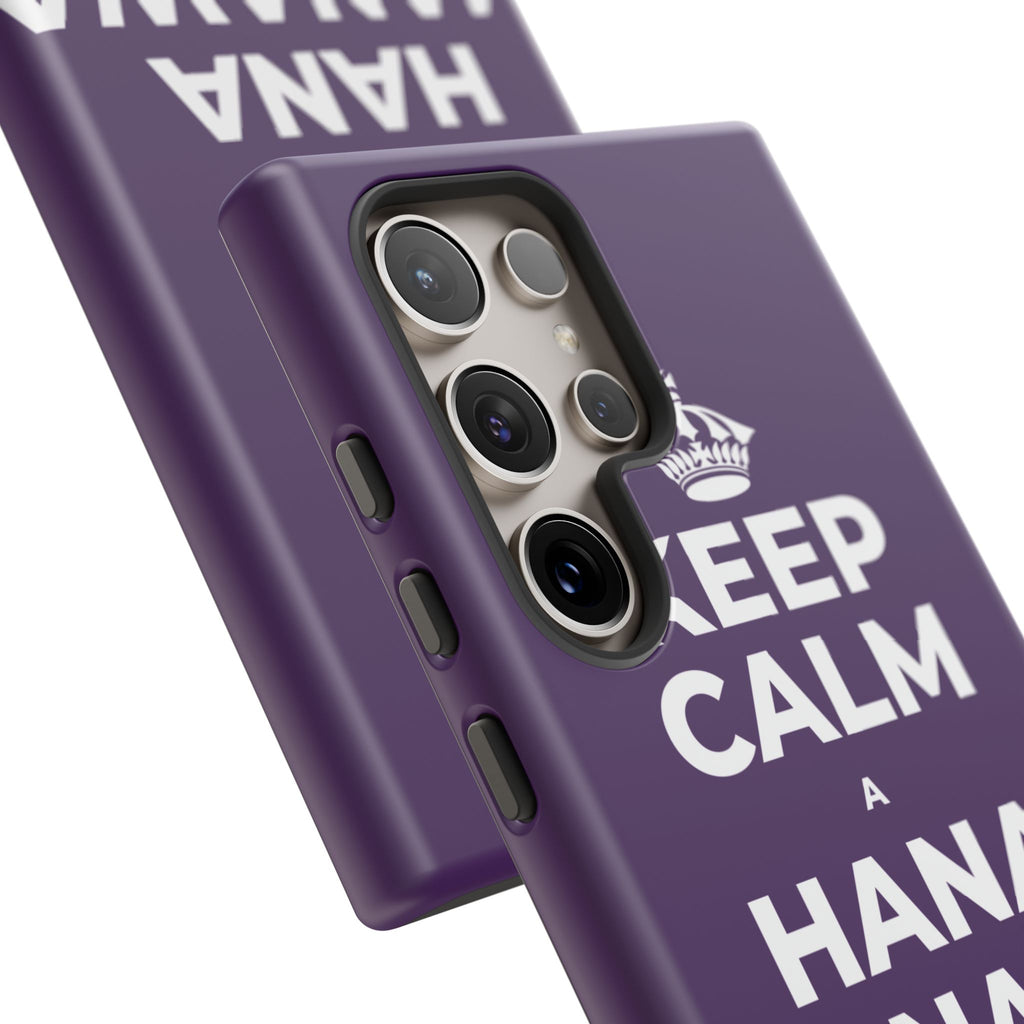KEEP CALM A HANA MANAWA E PĀʻANI AI Phone Case