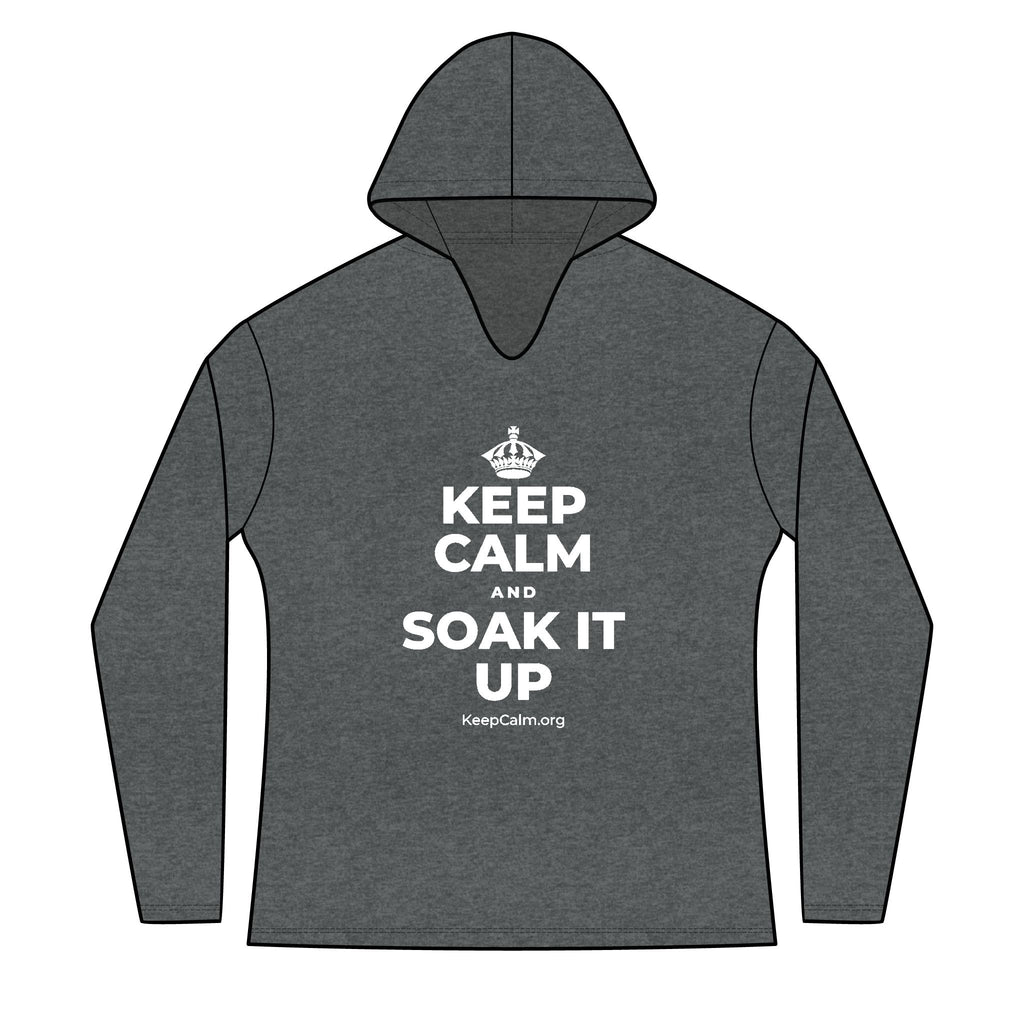 KEEP CALM AND SOAK IT UP Women's Long Sleeve Hoodie