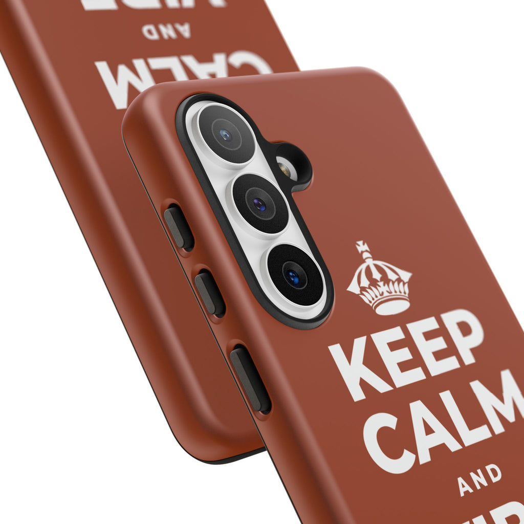 KEEP CALM AND VIBE WITH ME Phone Case