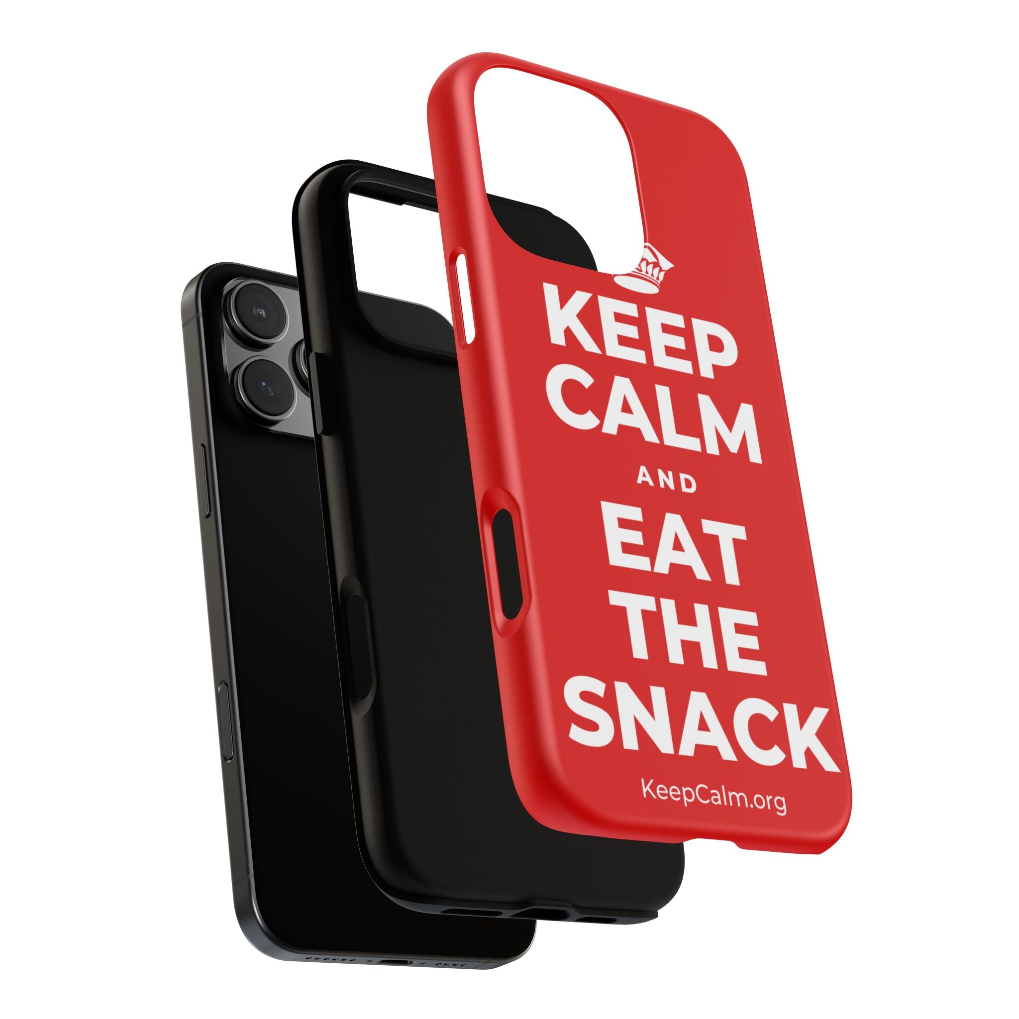 KEEP CALM AND EAT THE SNACK Phone Case