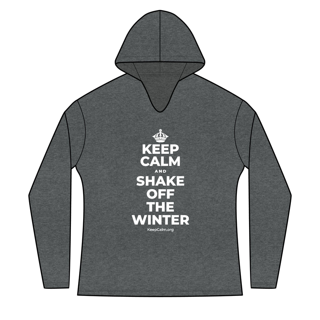 KEEP CALM AND SHAKE OFF THE WINTER Women's Long Sleeve Hoodie