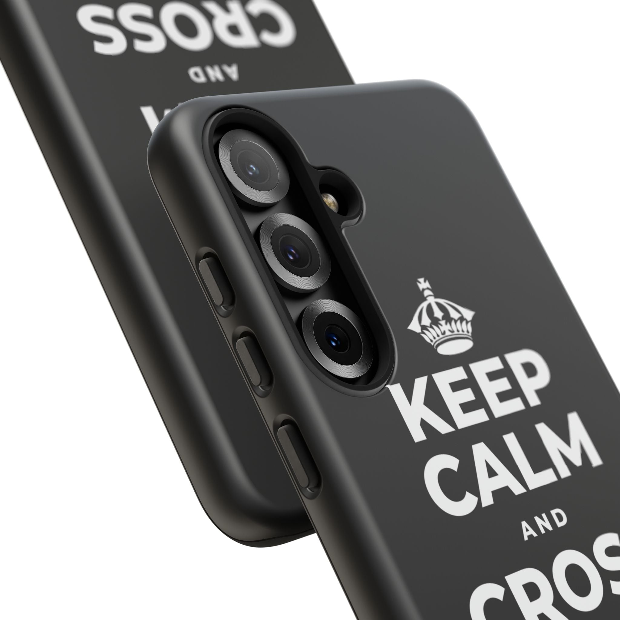 KEEP CALM AND CROSS THE MILES Phone Case