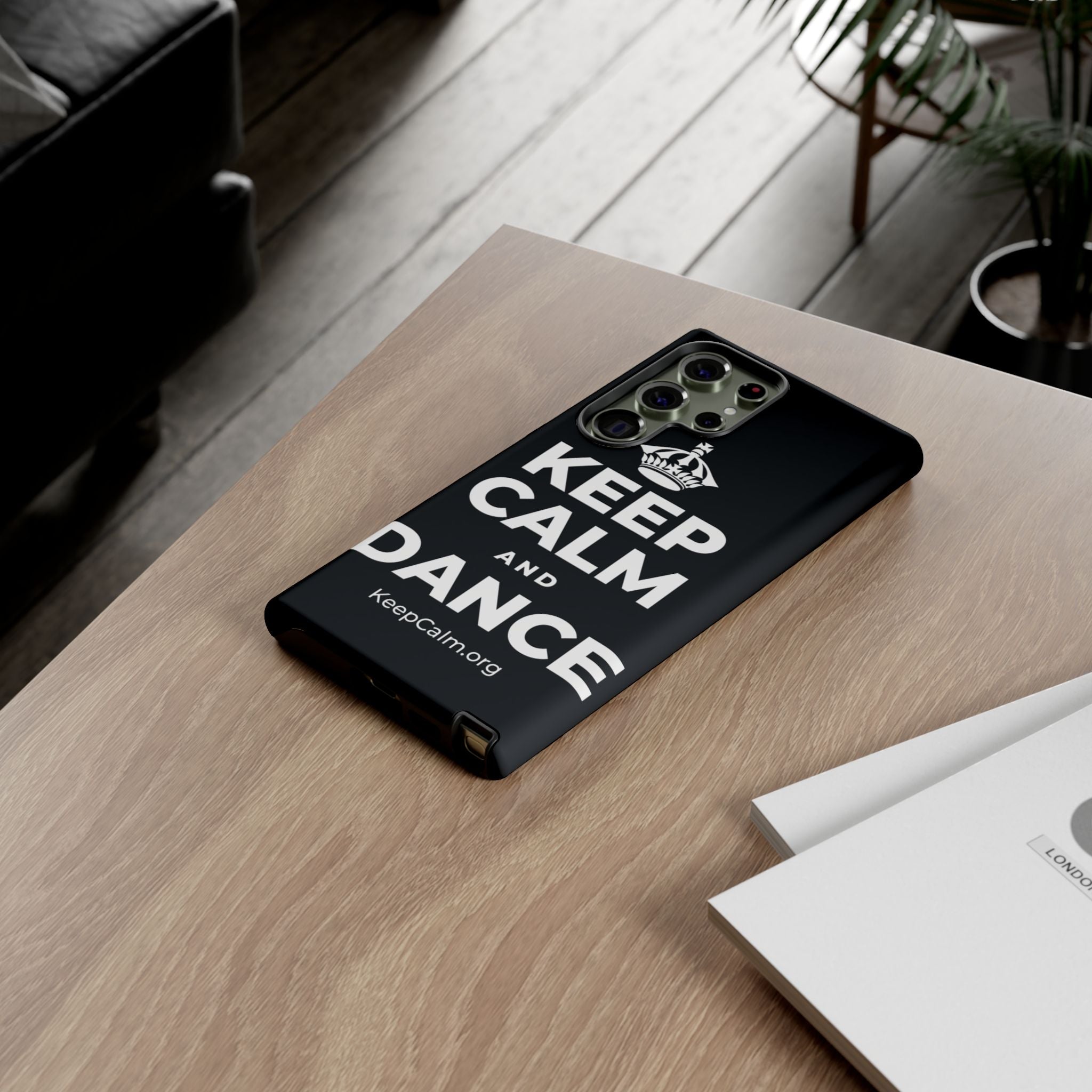 KEEP CALM AND DANCE Phone Case (Dark)