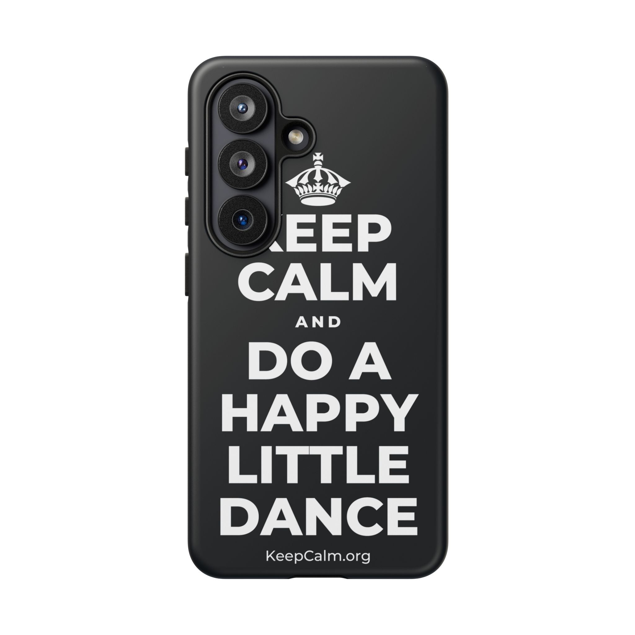 KEEP CALM AND DO A HAPPY LITTLE DANCE Phone Case (Dark)