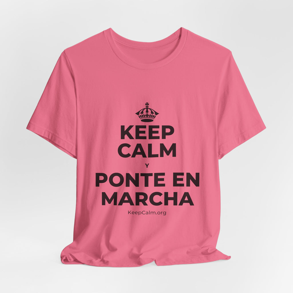 KEEP CALM Y PONTE EN MARCHA T-Shirt (Military Green–Autumn)