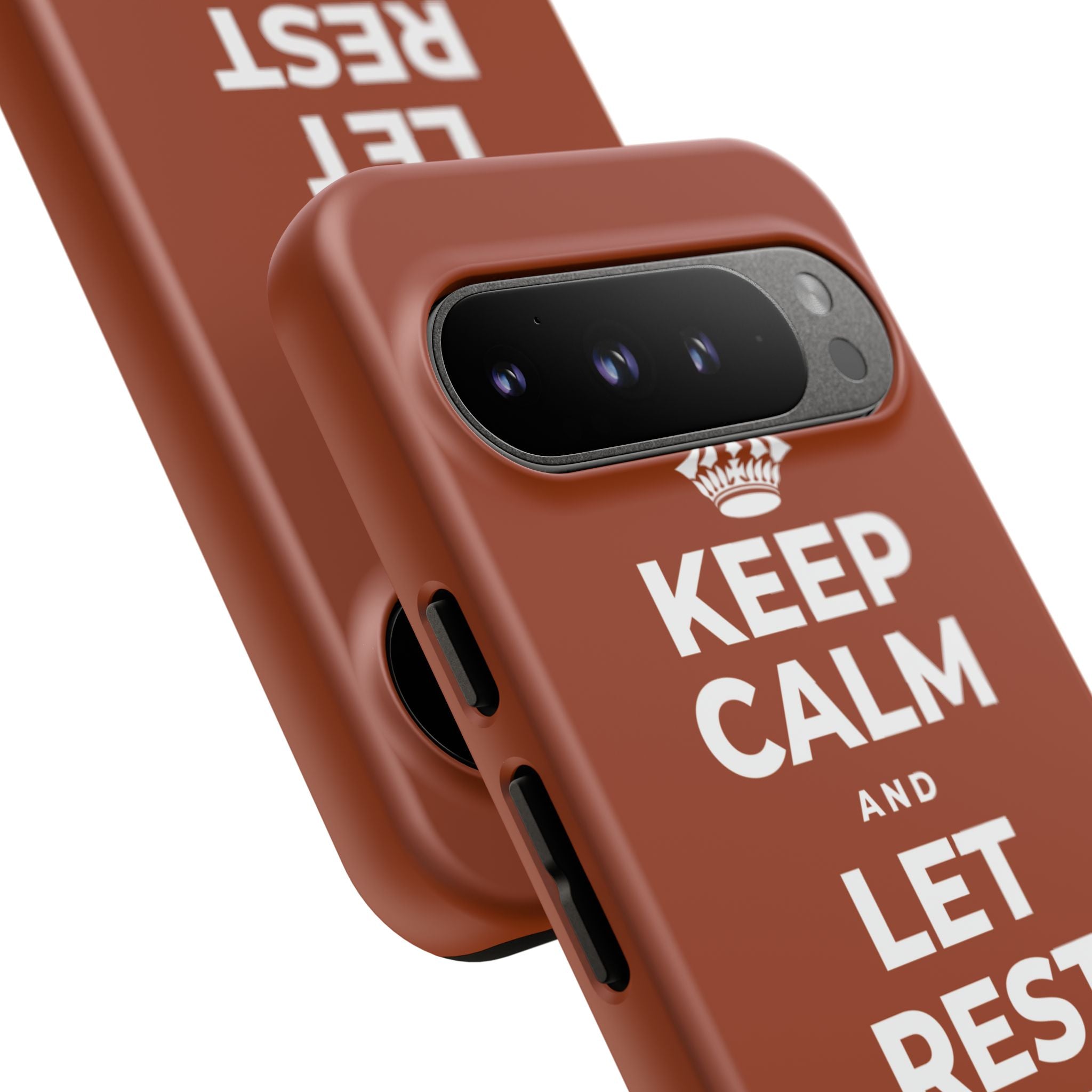 KEEP CALM AND LET REST DO ITS WORK Phone Case